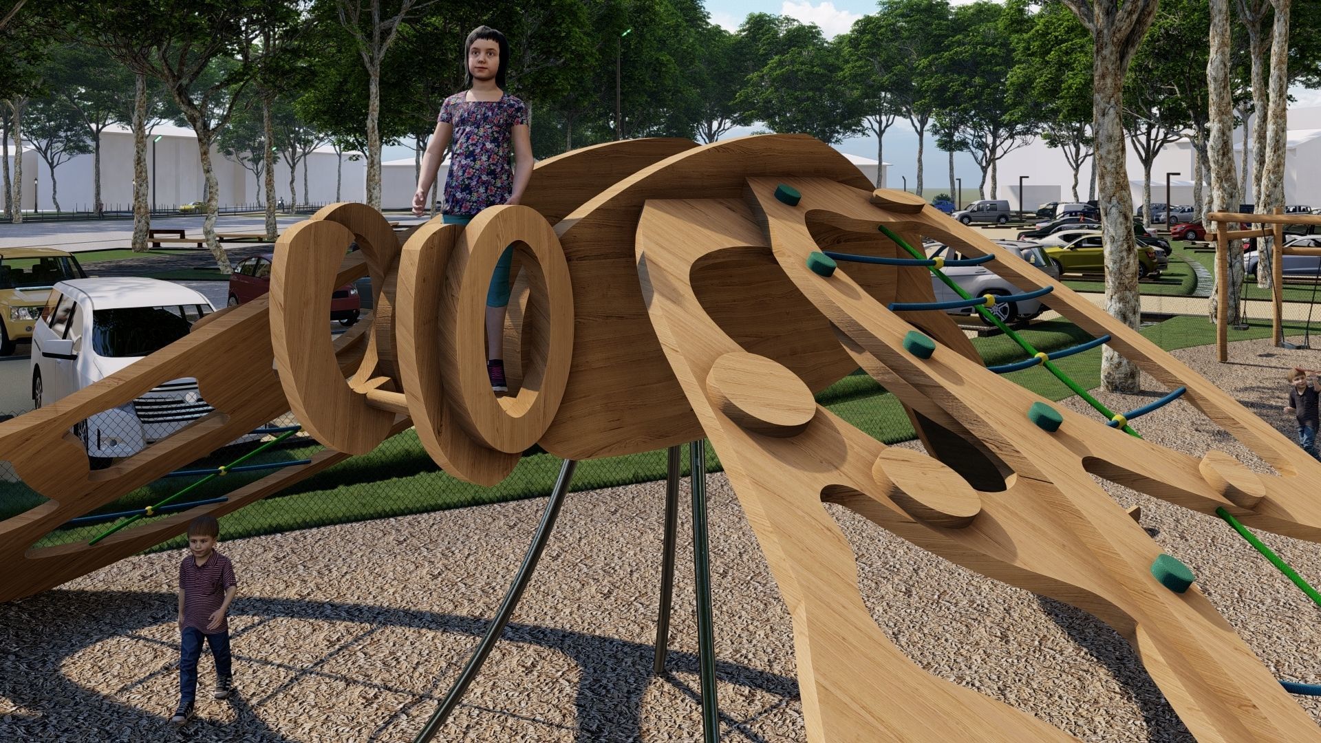 Dragonfly outdoor play 3D model_10