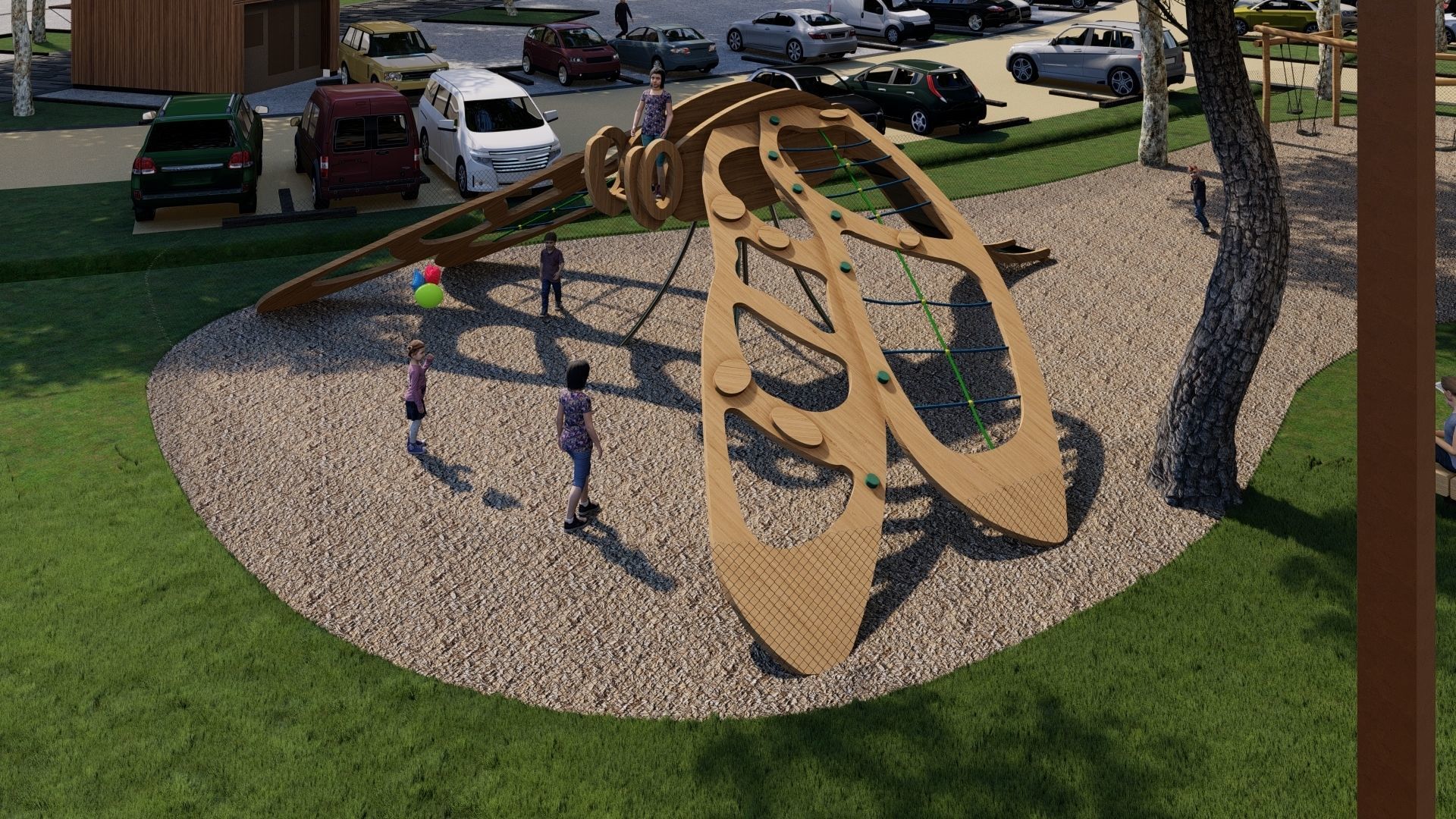 Dragonfly outdoor play 3D model_12