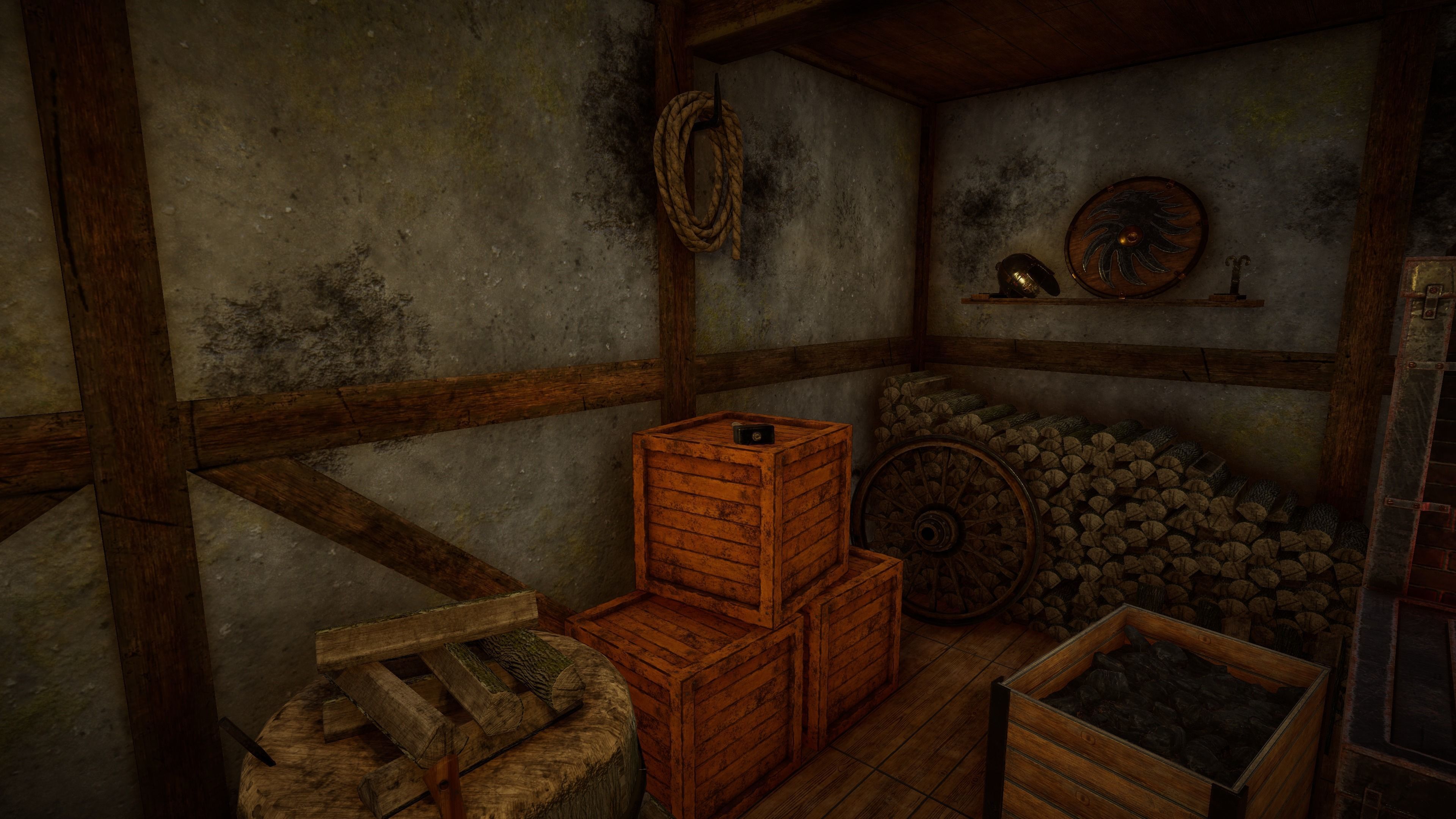 Medieval forge Low-poly 3D model_12