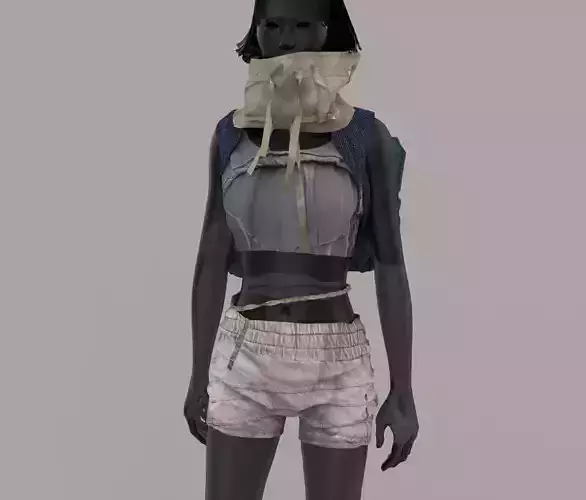 Sci-fi clothes with vestbag