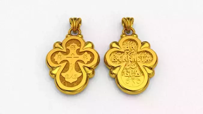 Cross ortodox  3D print model