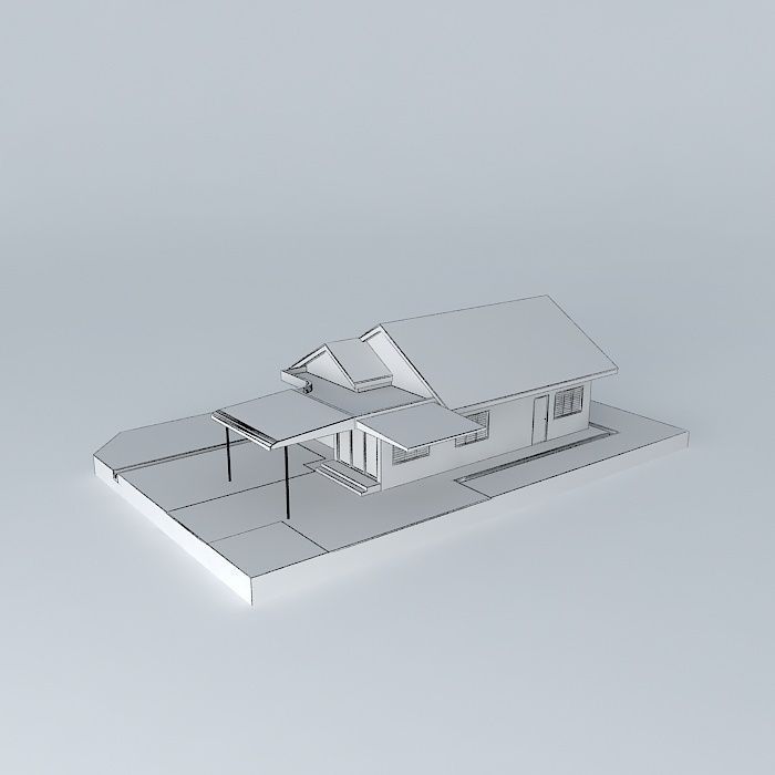 House of-JA 3D model_4