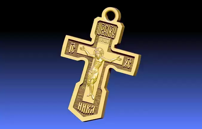 Cross ortodox  3D print model