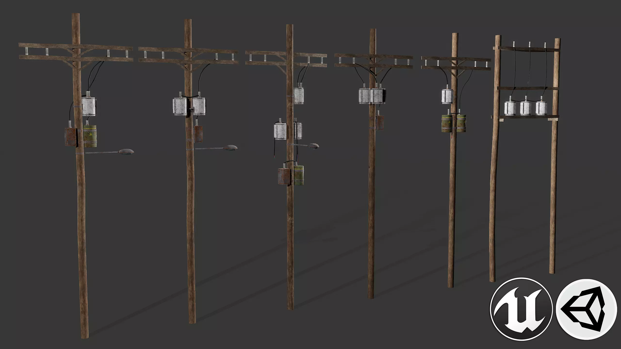 Power Kit Low-poly 3D model_0