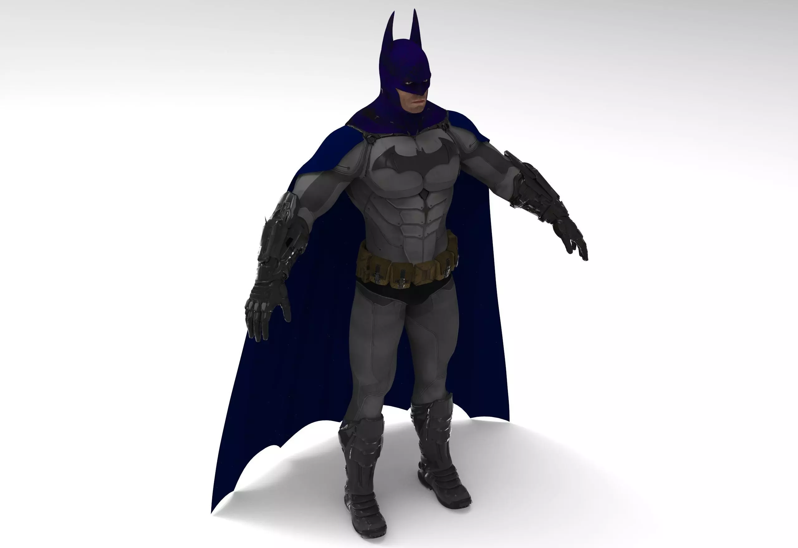 Batman costume 3D model_0