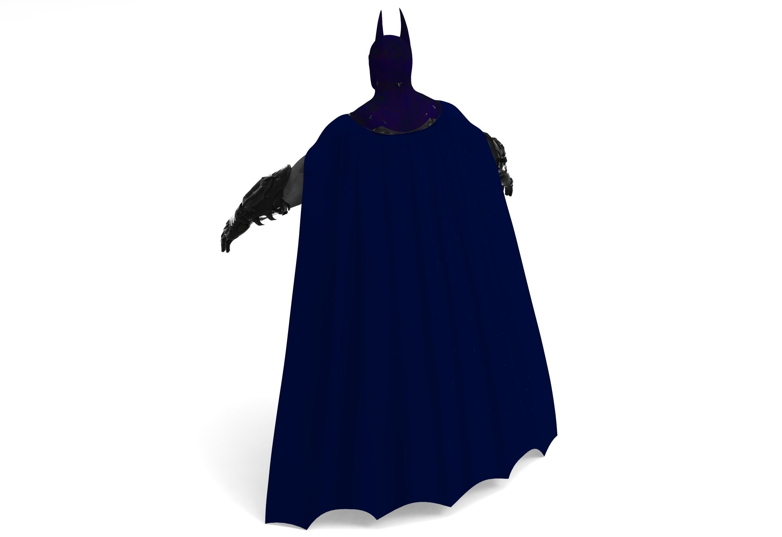 Batman costume 3D model_4