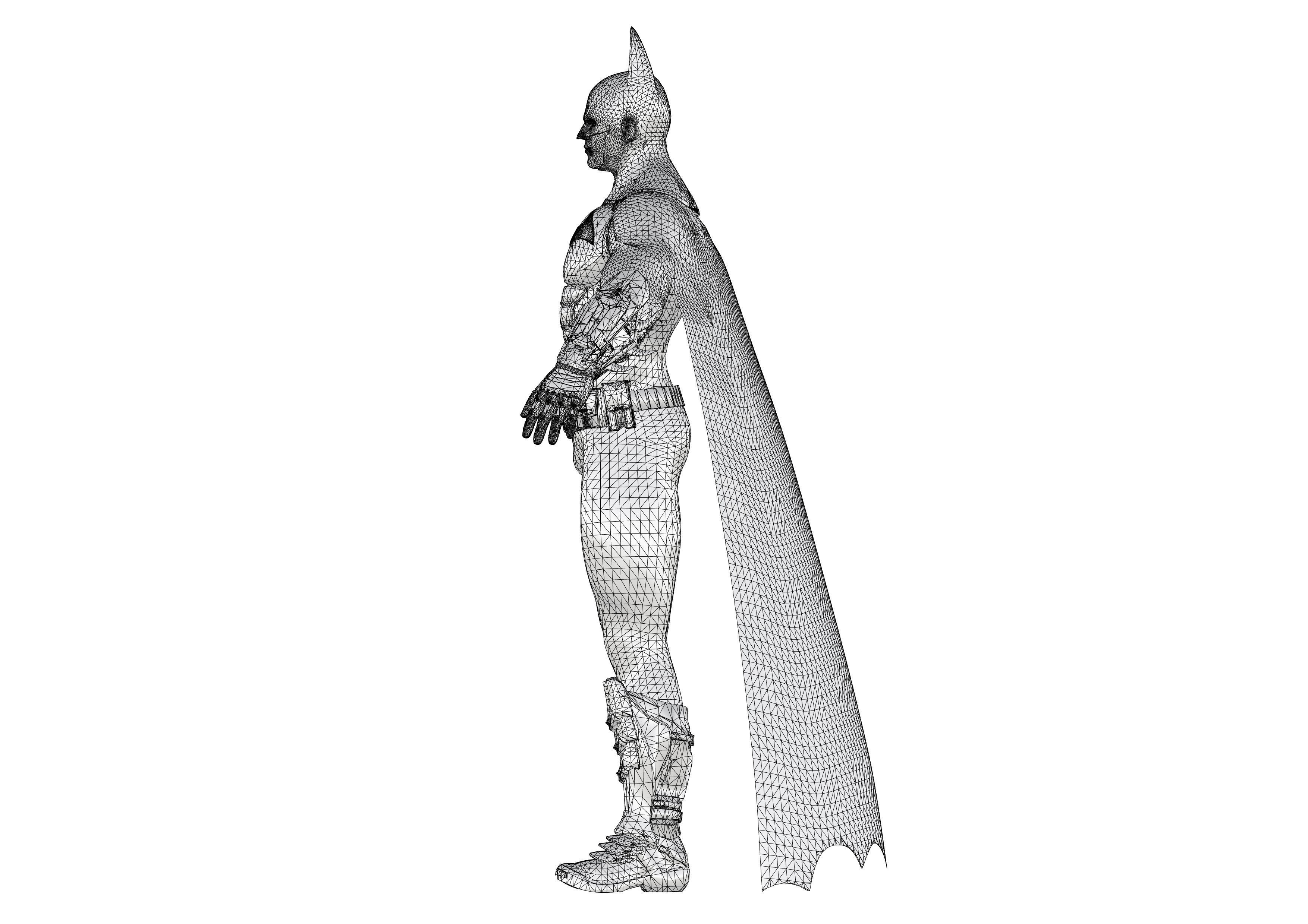 Batman costume 3D model_18