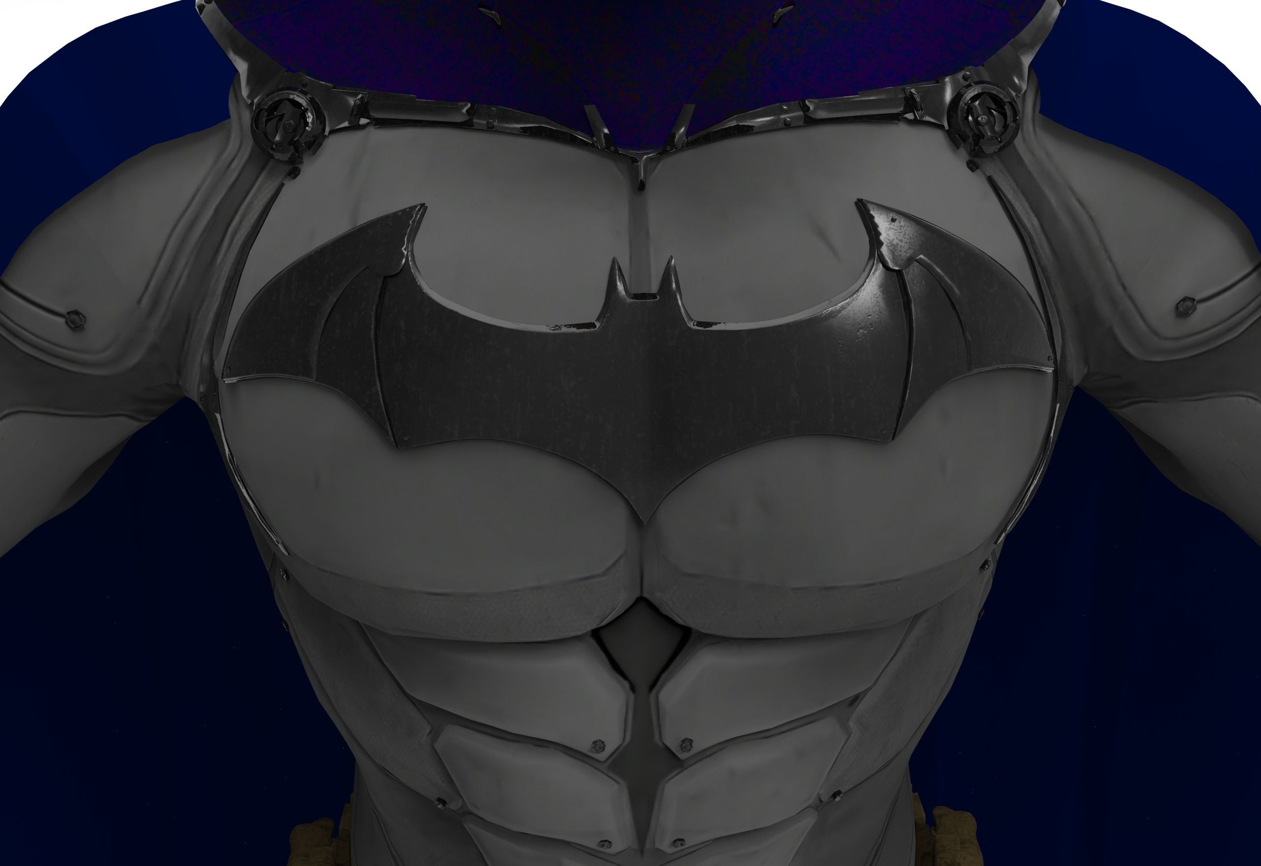 Batman costume 3D model_12