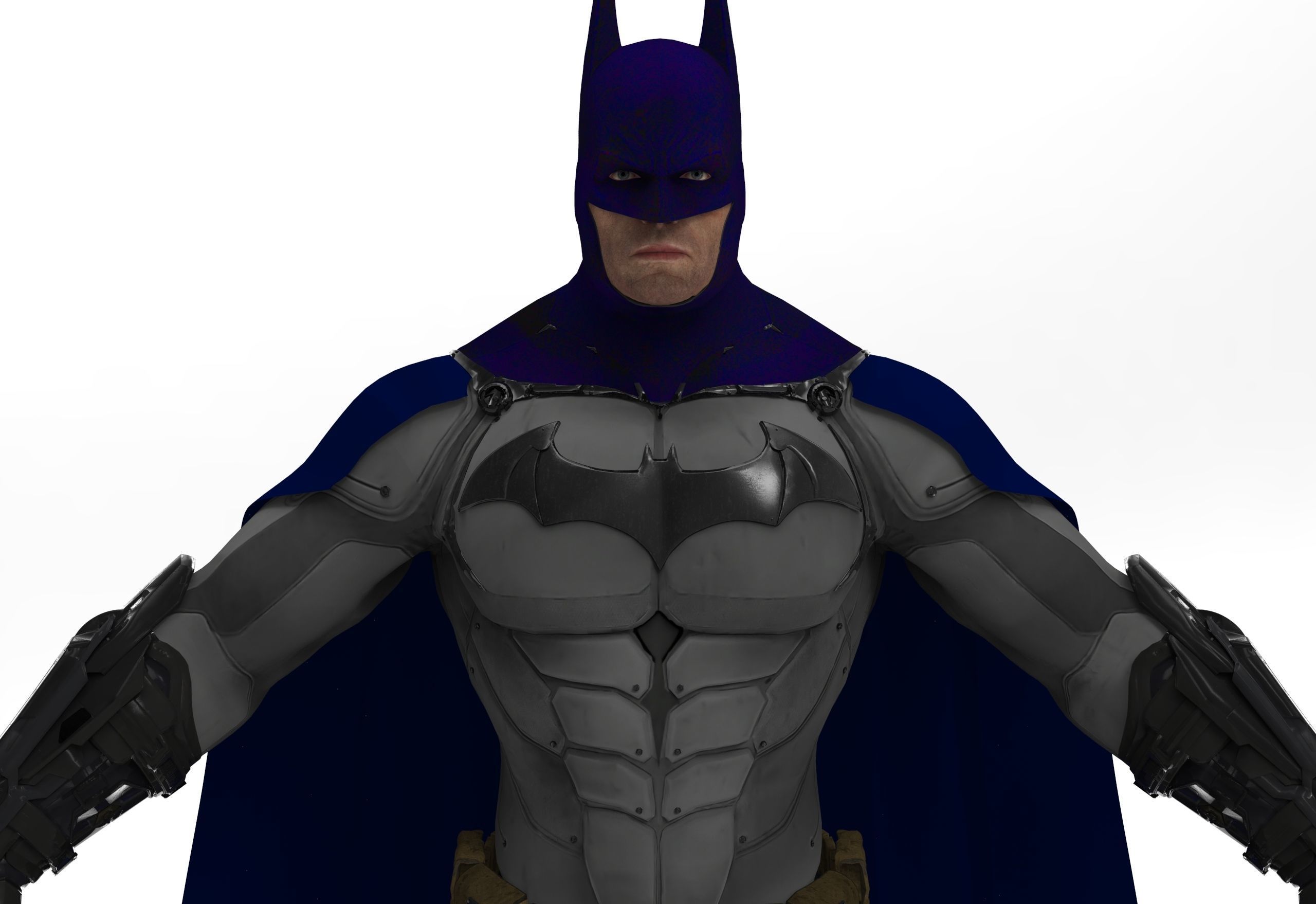 Batman costume 3D model_1