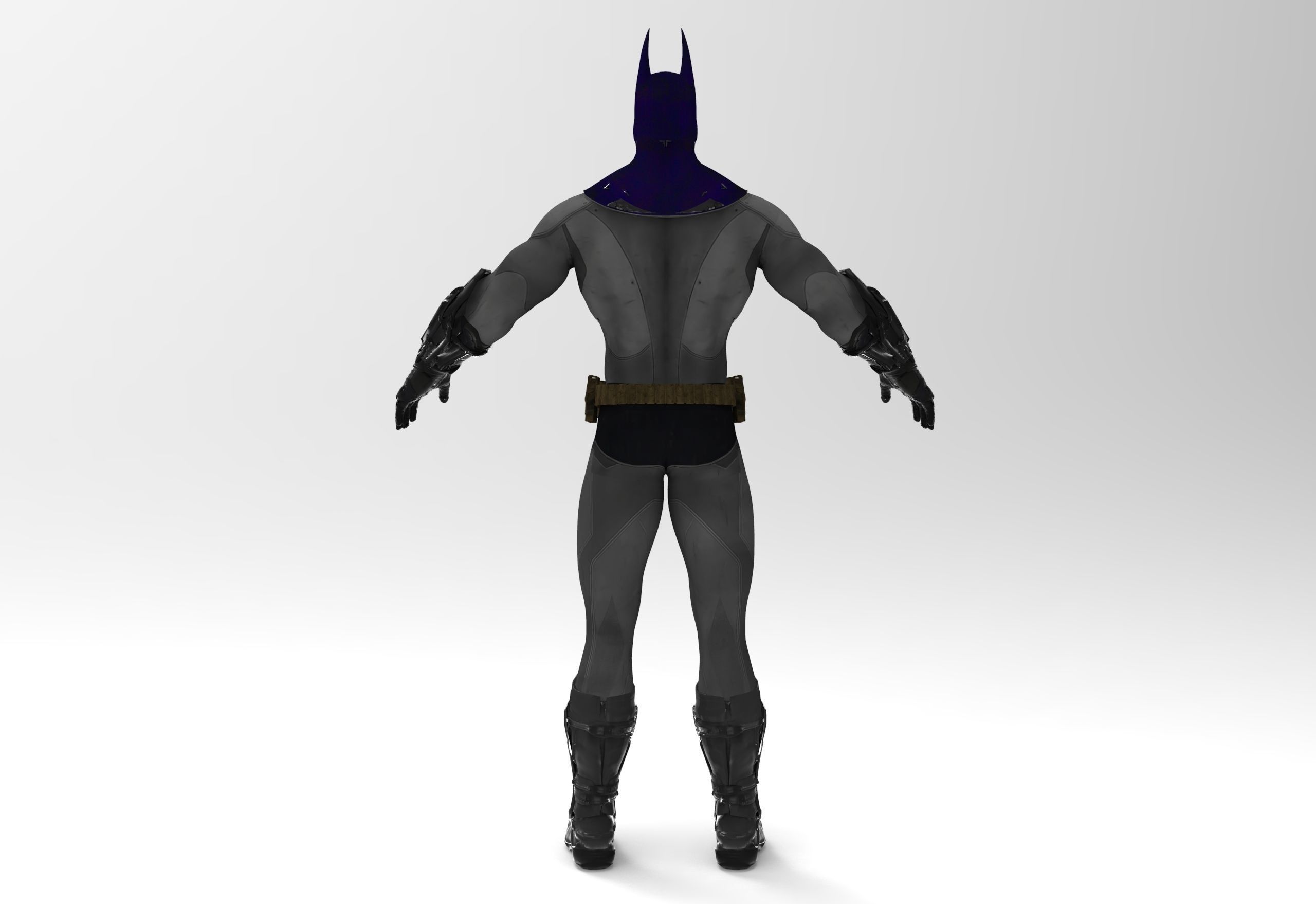 Batman costume 3D model_11