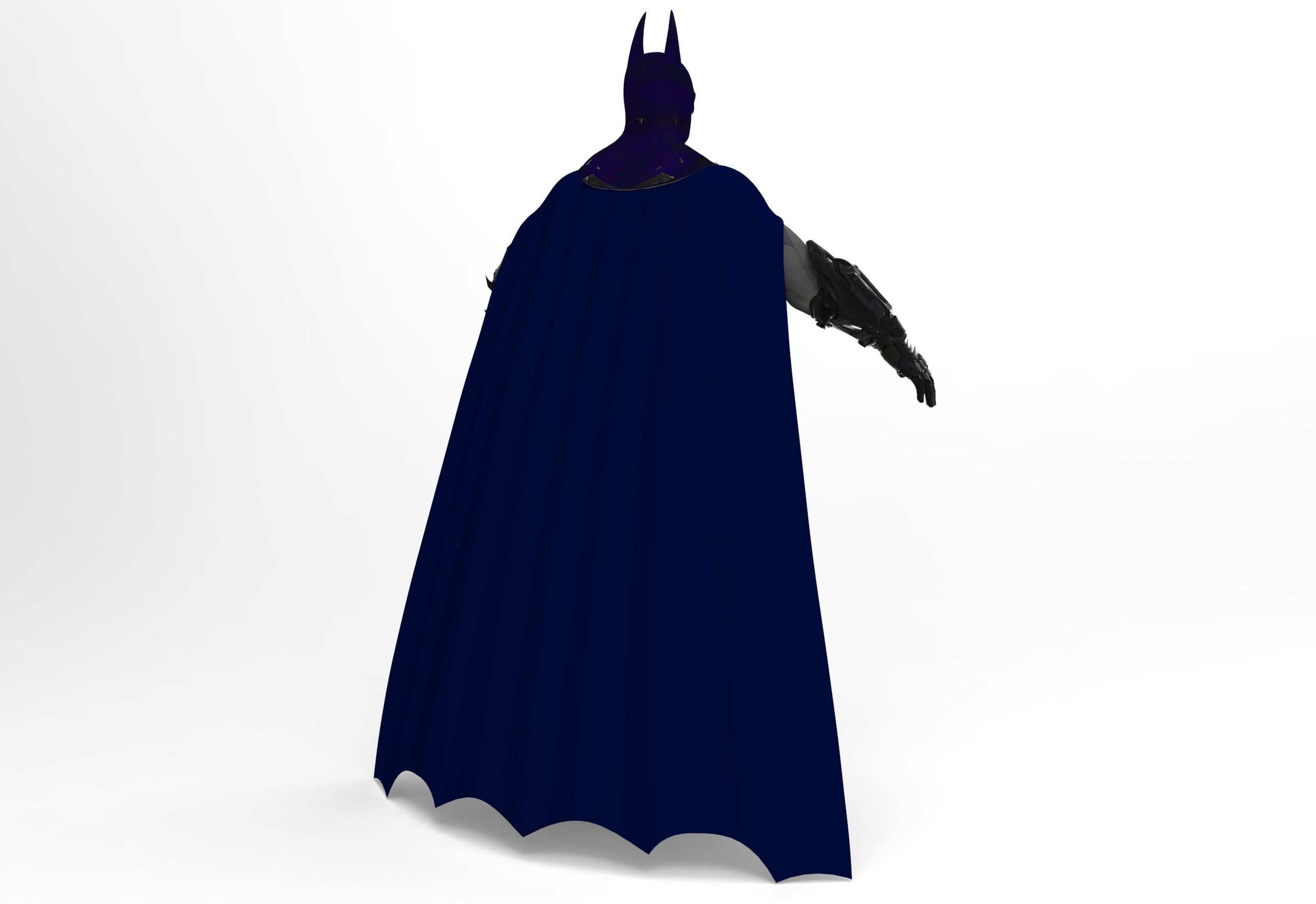 Batman costume 3D model_6