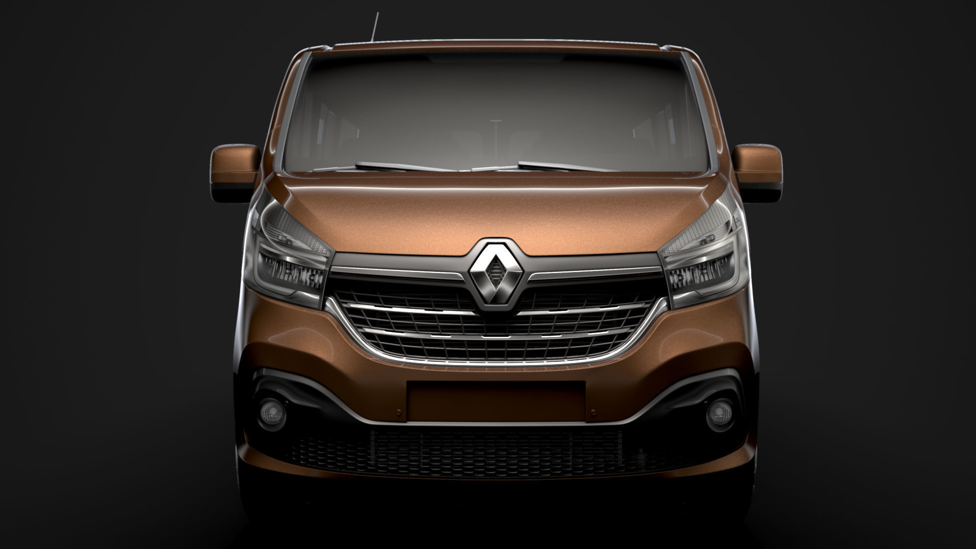 Renault Trafic Minibus LWB 2020 3D model_9