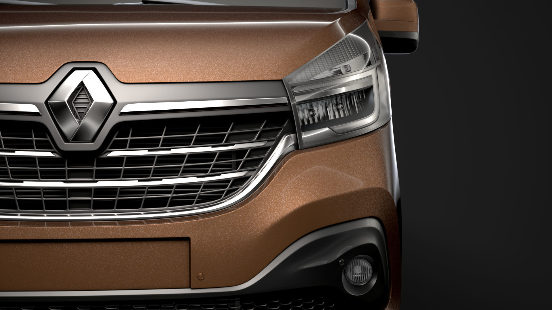 Renault Trafic Minibus LWB 2020 3D model_6