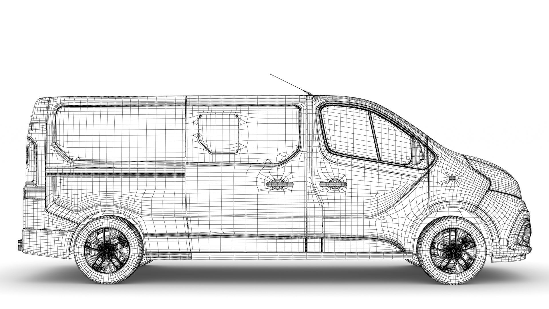 Renault Trafic Minibus LWB 2020 3D model_18