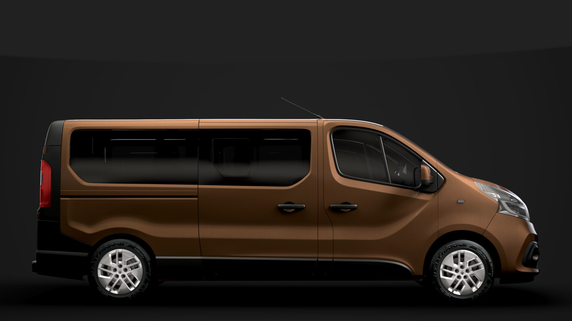 Renault Trafic Minibus LWB 2020 3D model_1