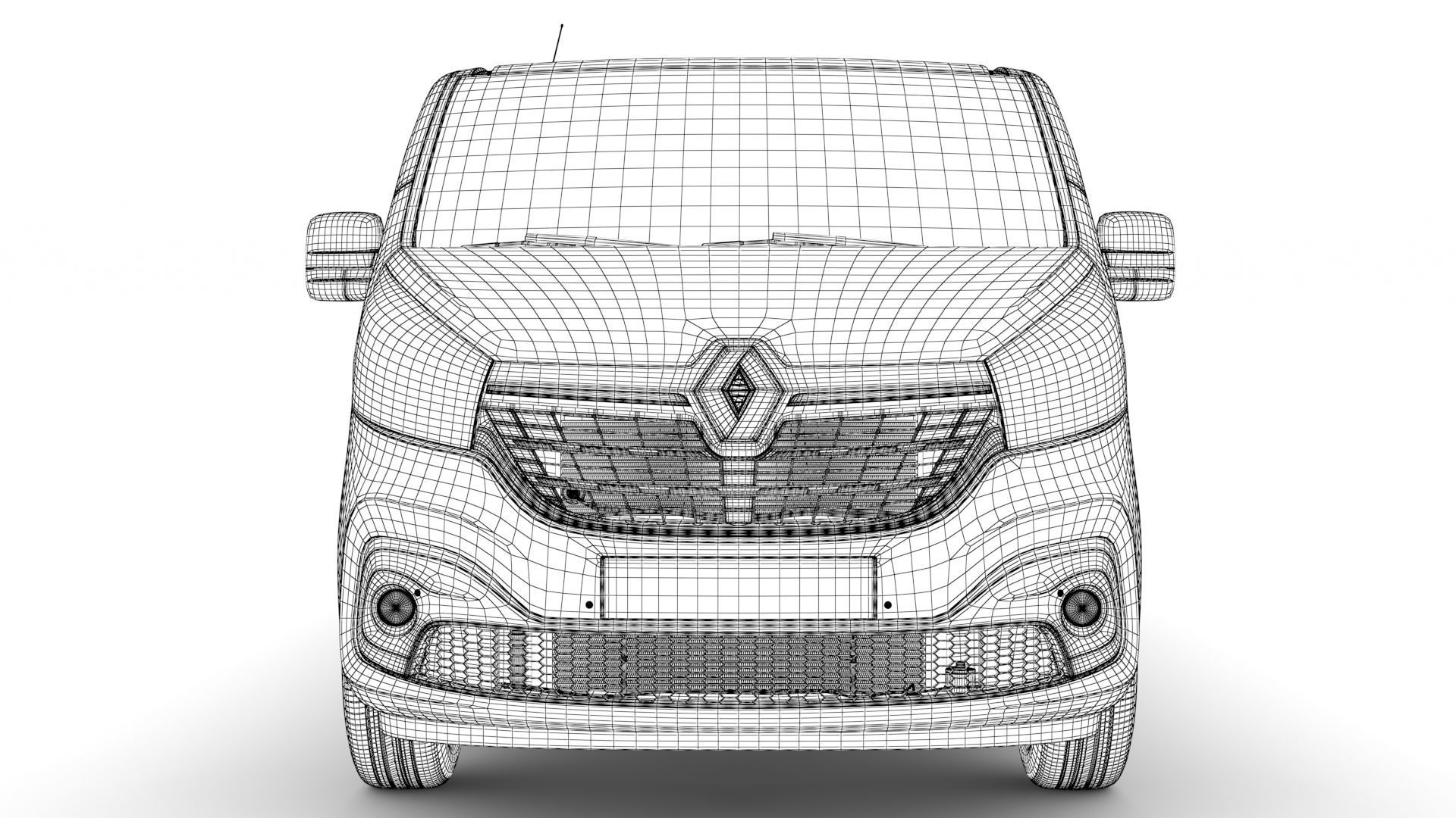 Renault Trafic Minibus LWB 2020 3D model_14