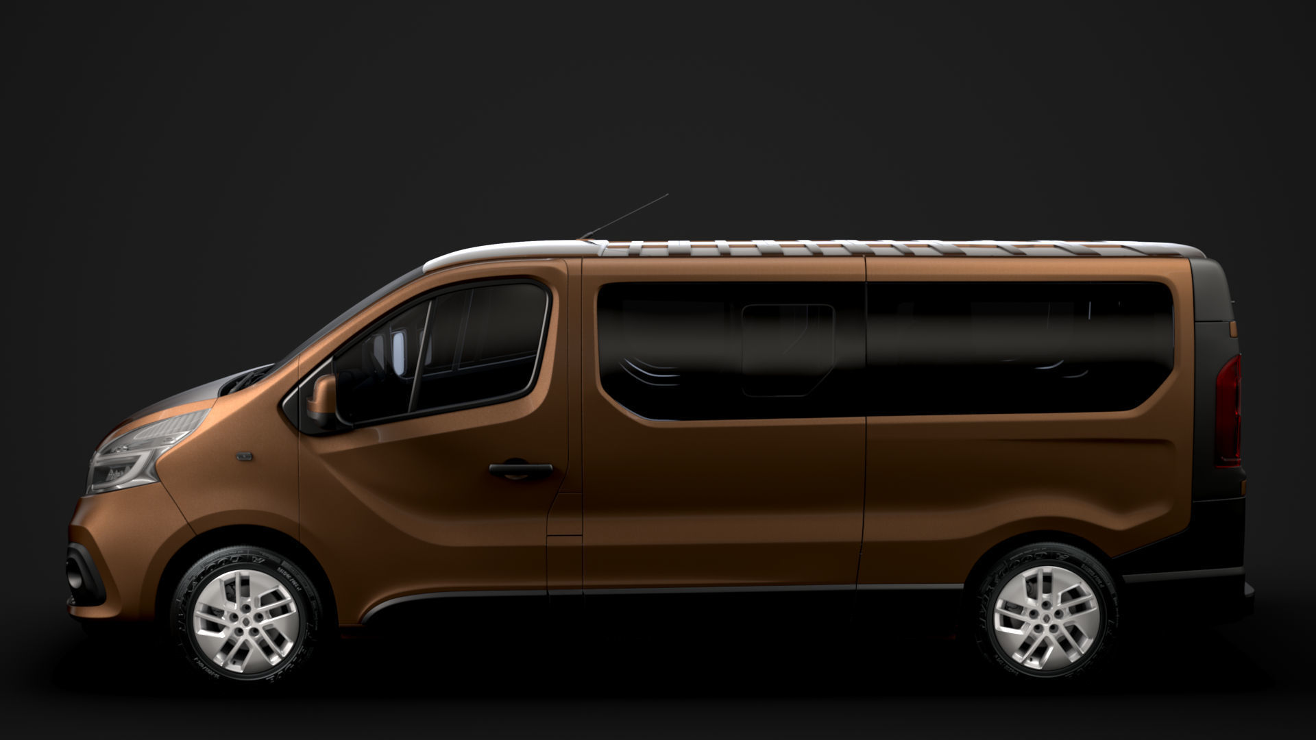 Renault Trafic Minibus LWB 2020 3D model_5