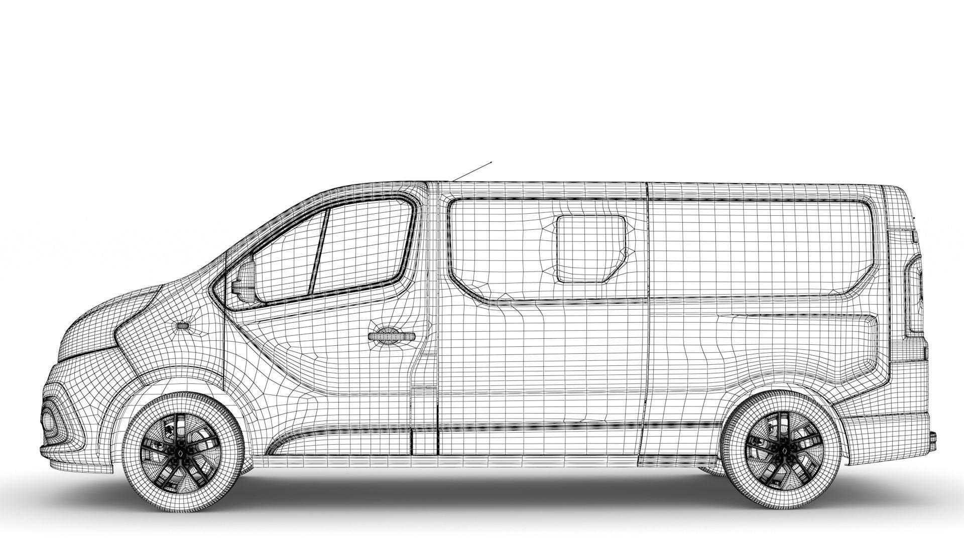 Renault Trafic Minibus LWB 2020 3D model_15