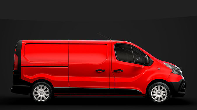 Renault Trafic Van LWB 2020 3D model