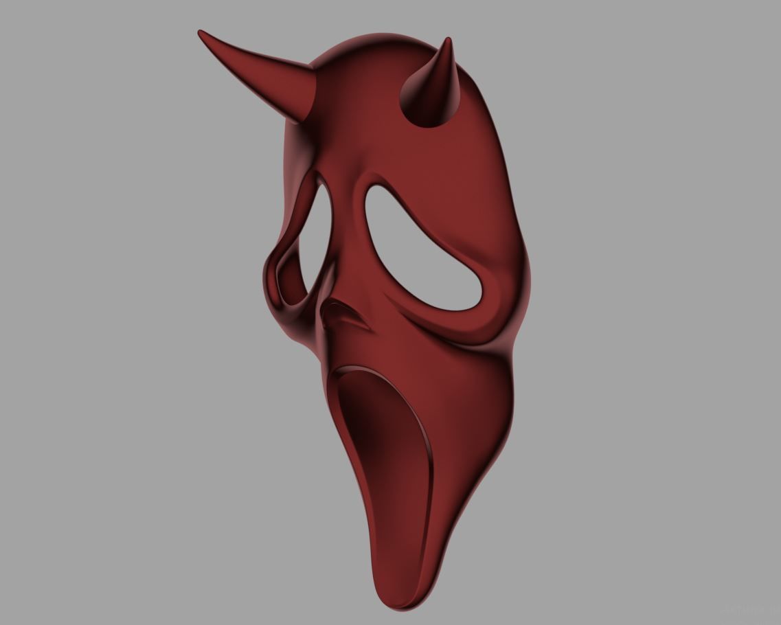 FREE Scream ghost face mask from Dead by Daylight for Cosplay Free 3D print model_3