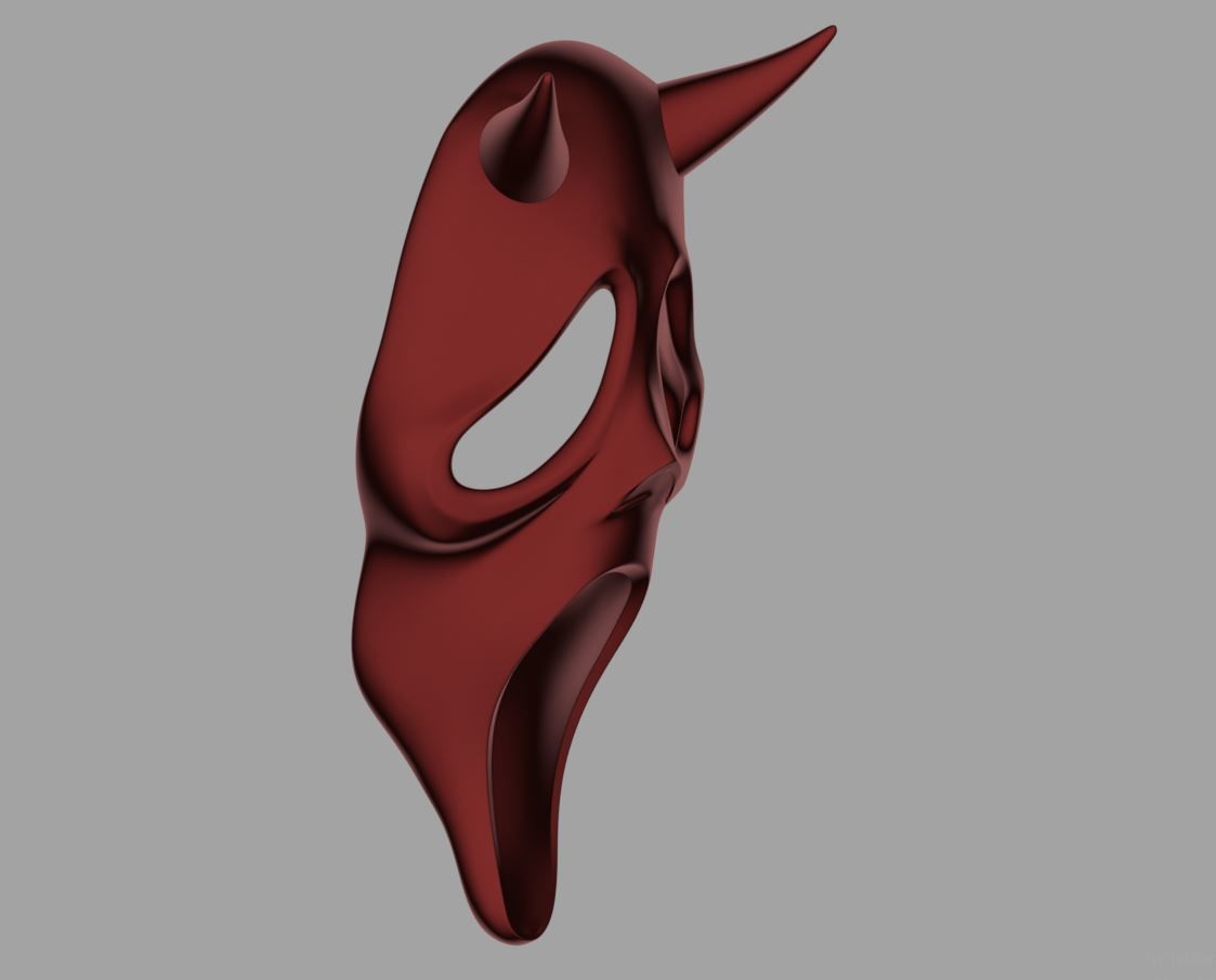 FREE Scream ghost face mask from Dead by Daylight for Cosplay Free 3D print model_4