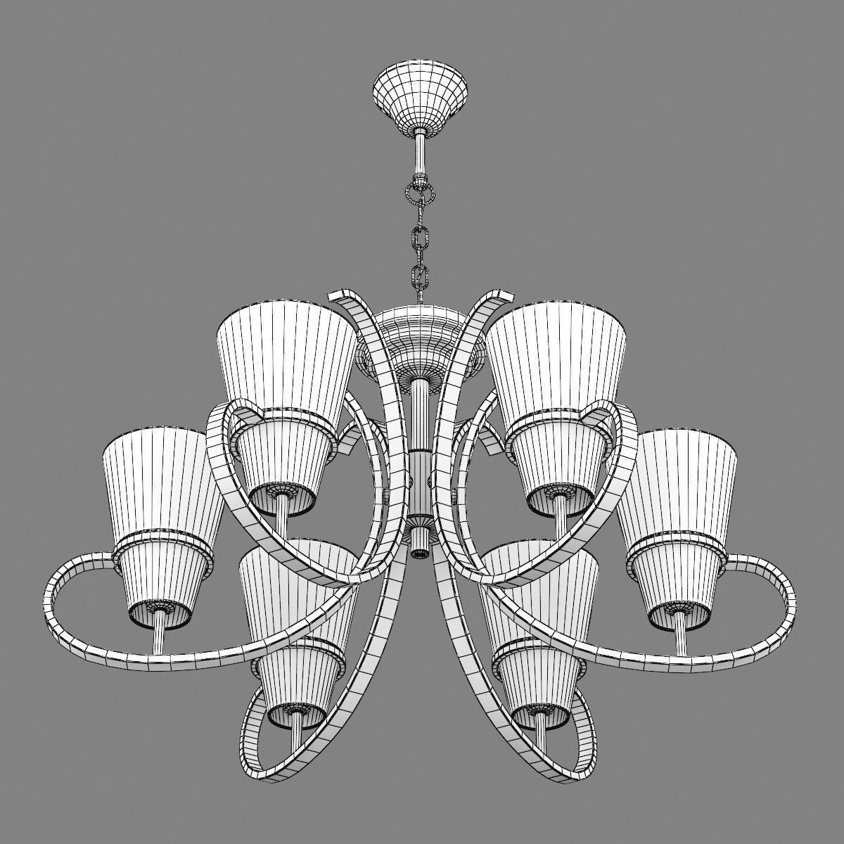 733067 Fiacolla Lightstar Chandelier 3D model_5
