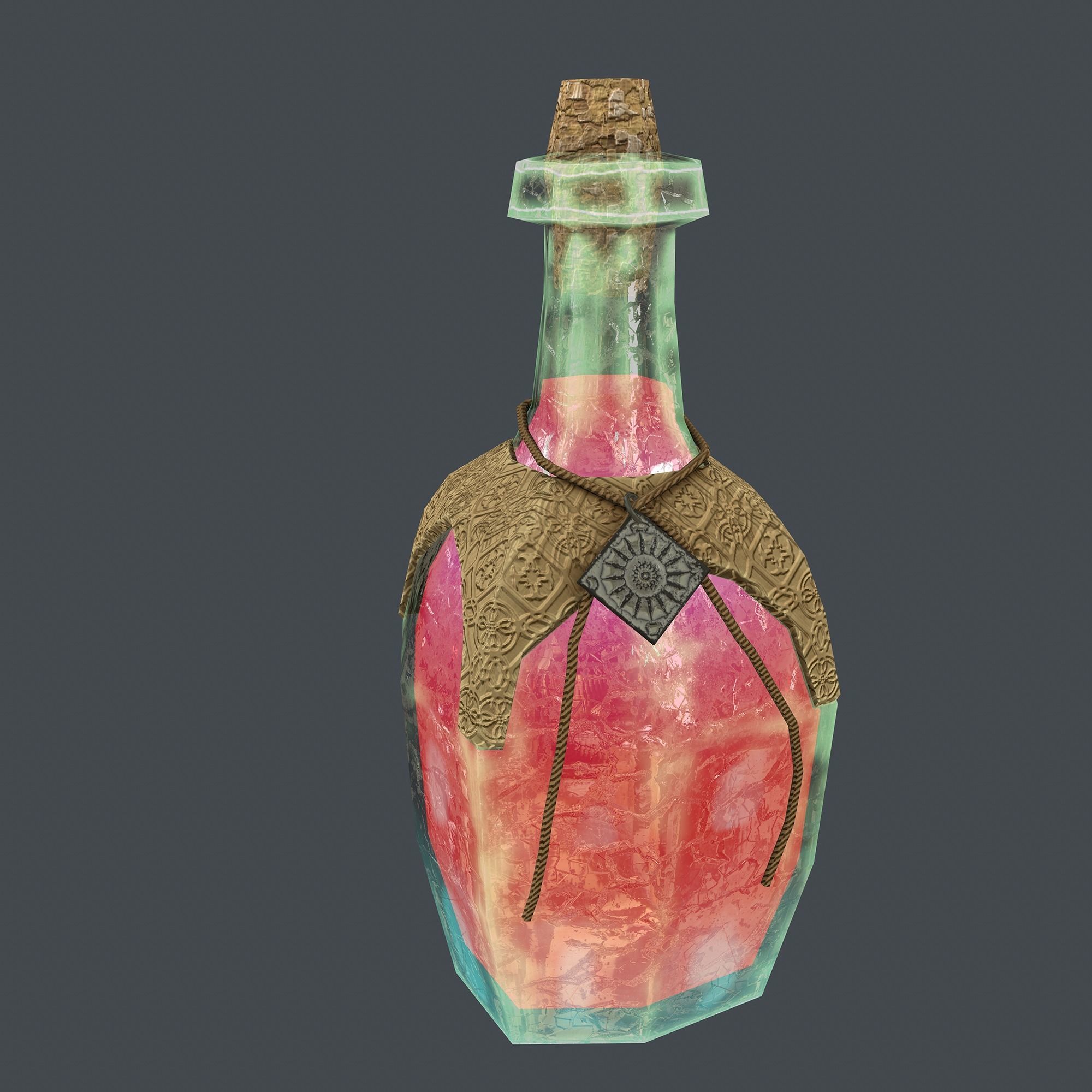 Filon of Potion Low-poly 3D model_17