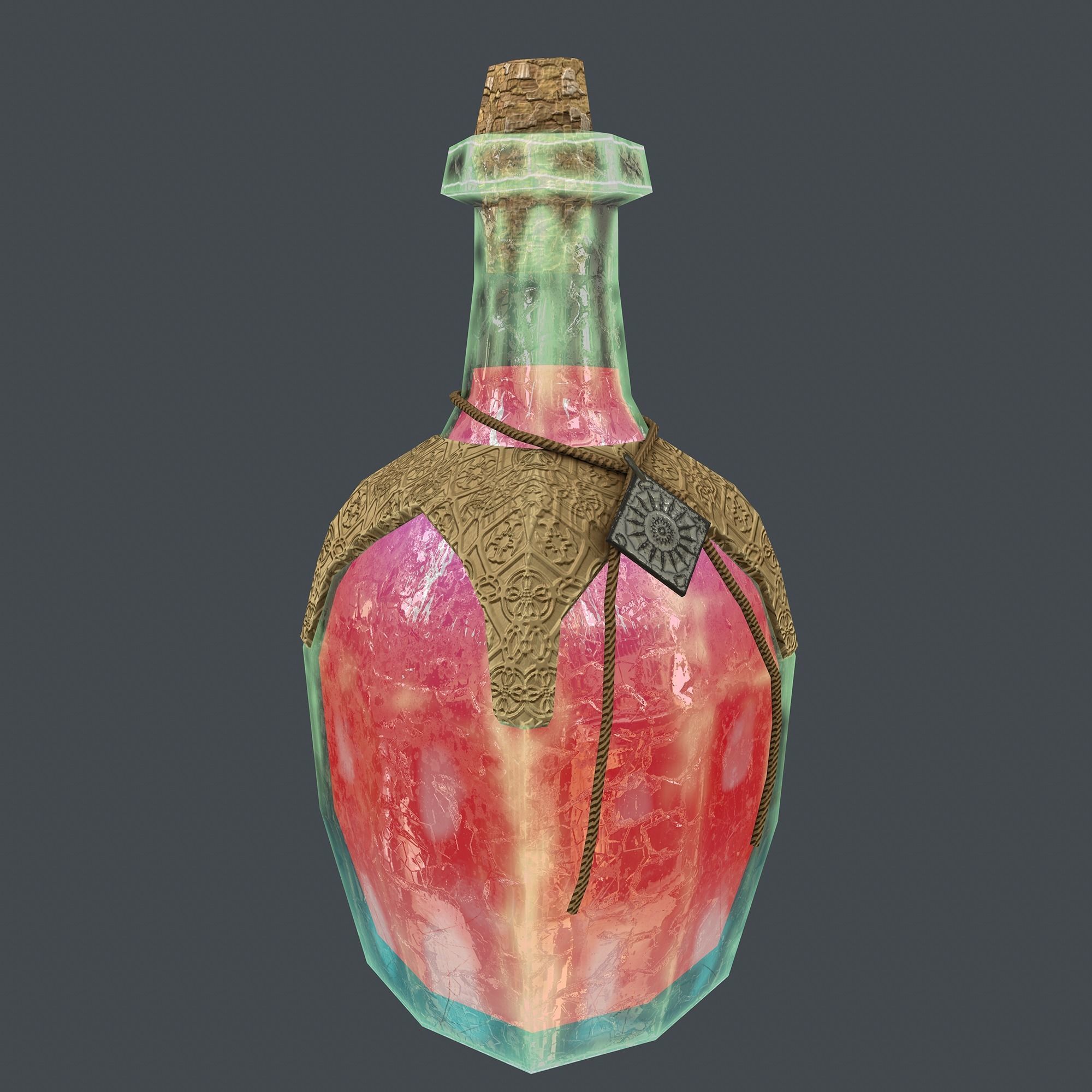 Filon of Potion Low-poly 3D model_14
