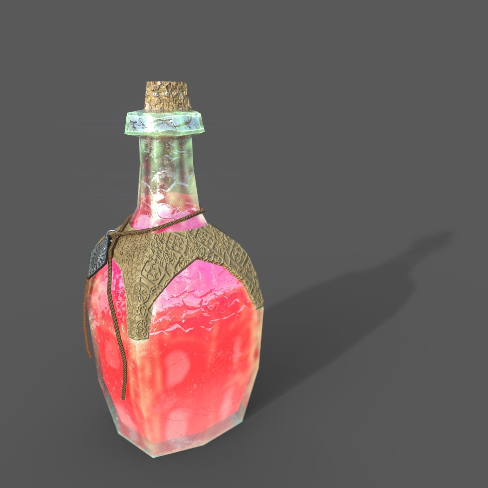 Filon of Potion Low-poly 3D model_11
