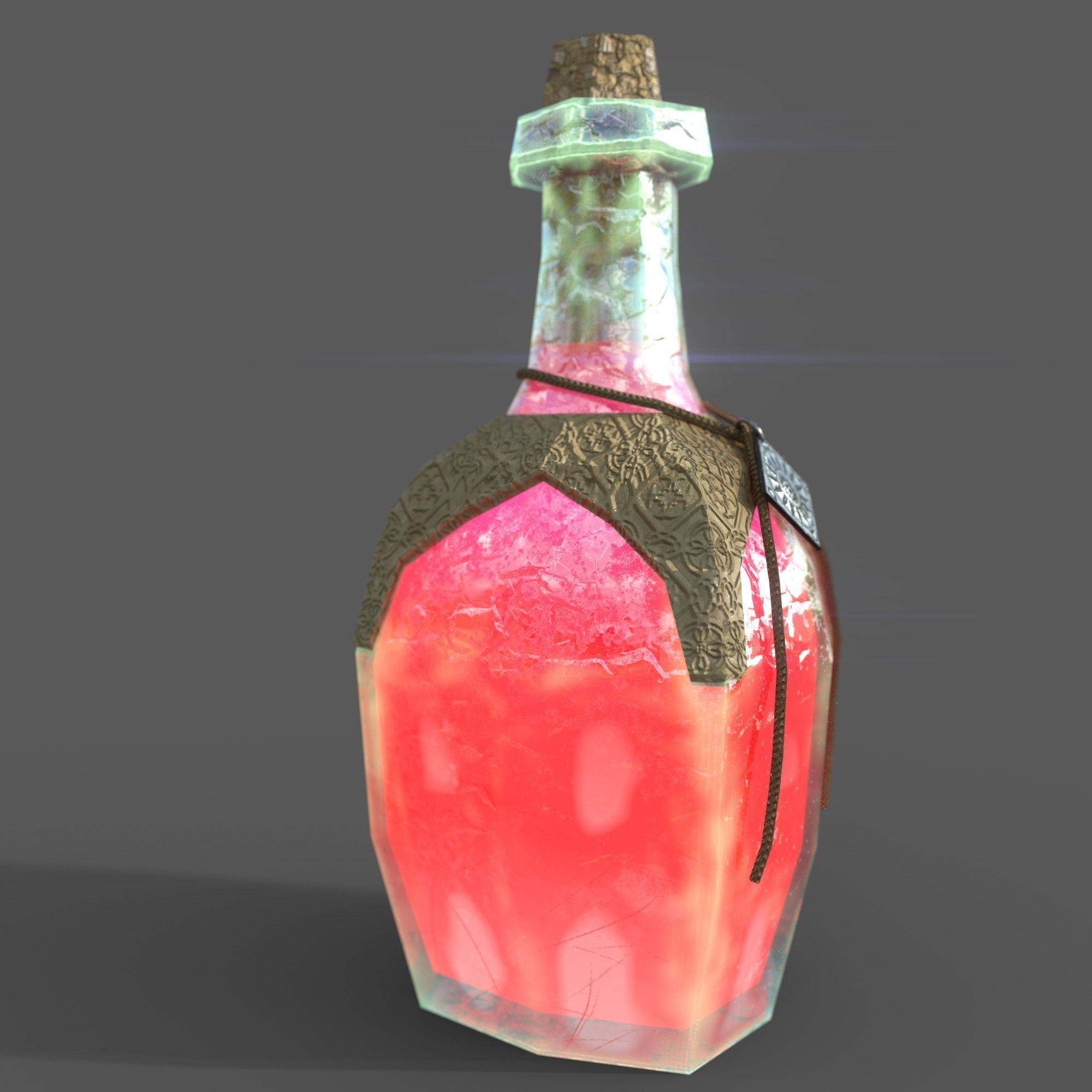 Filon of Potion Low-poly 3D model_12