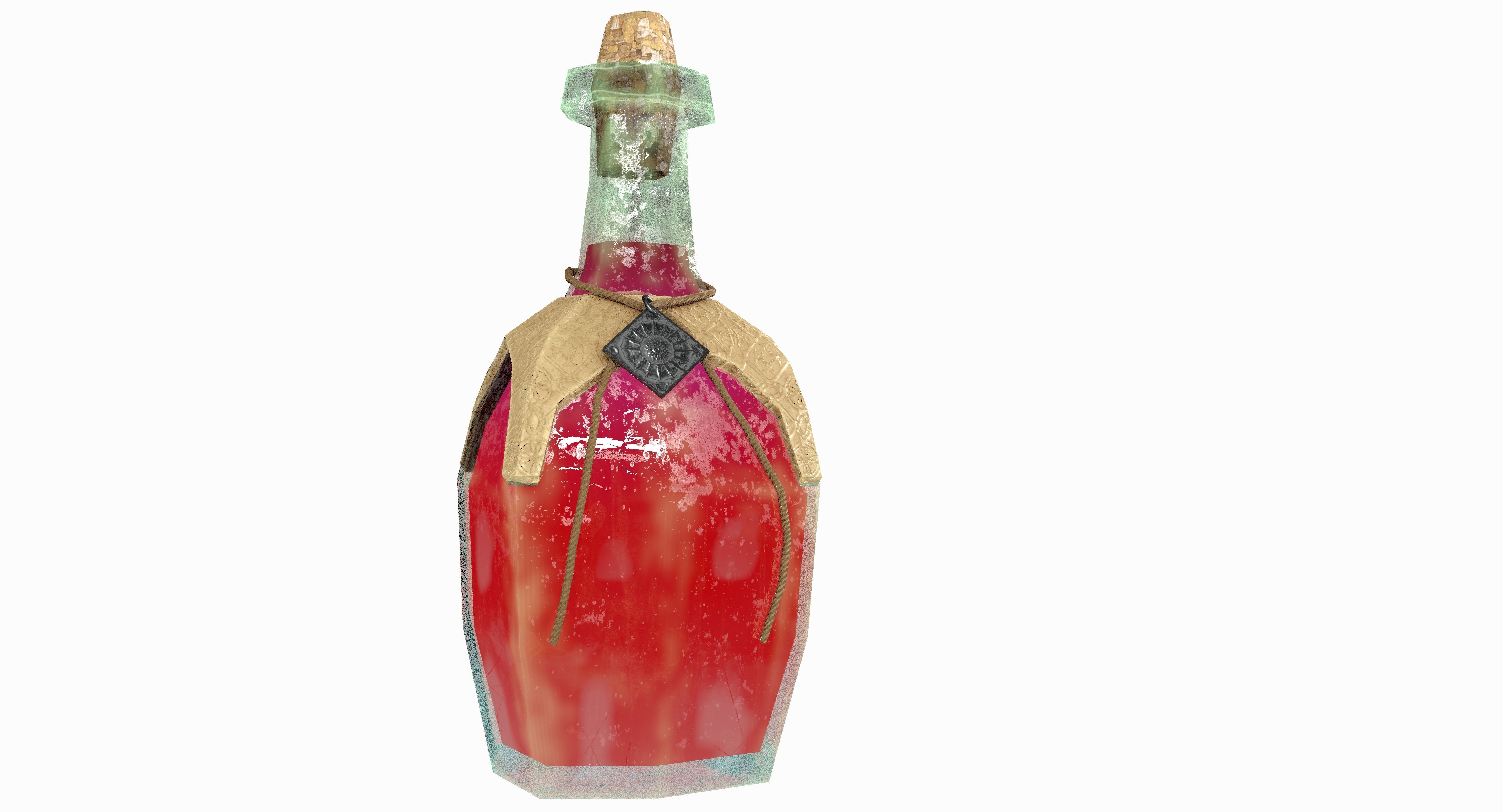 Filon of Potion Low-poly 3D model_4