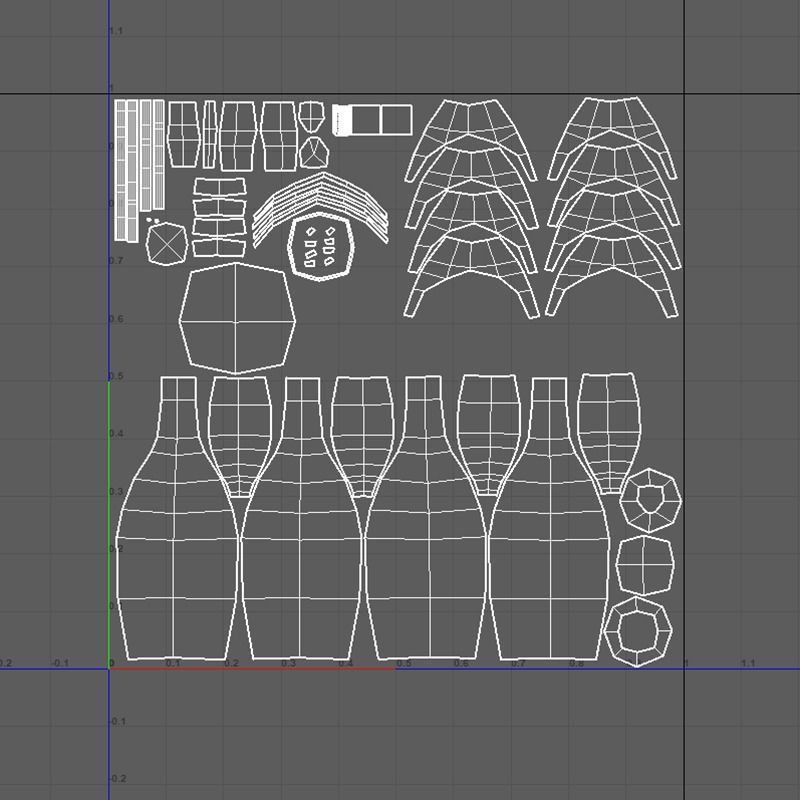 Filon of Potion Low-poly 3D model_9
