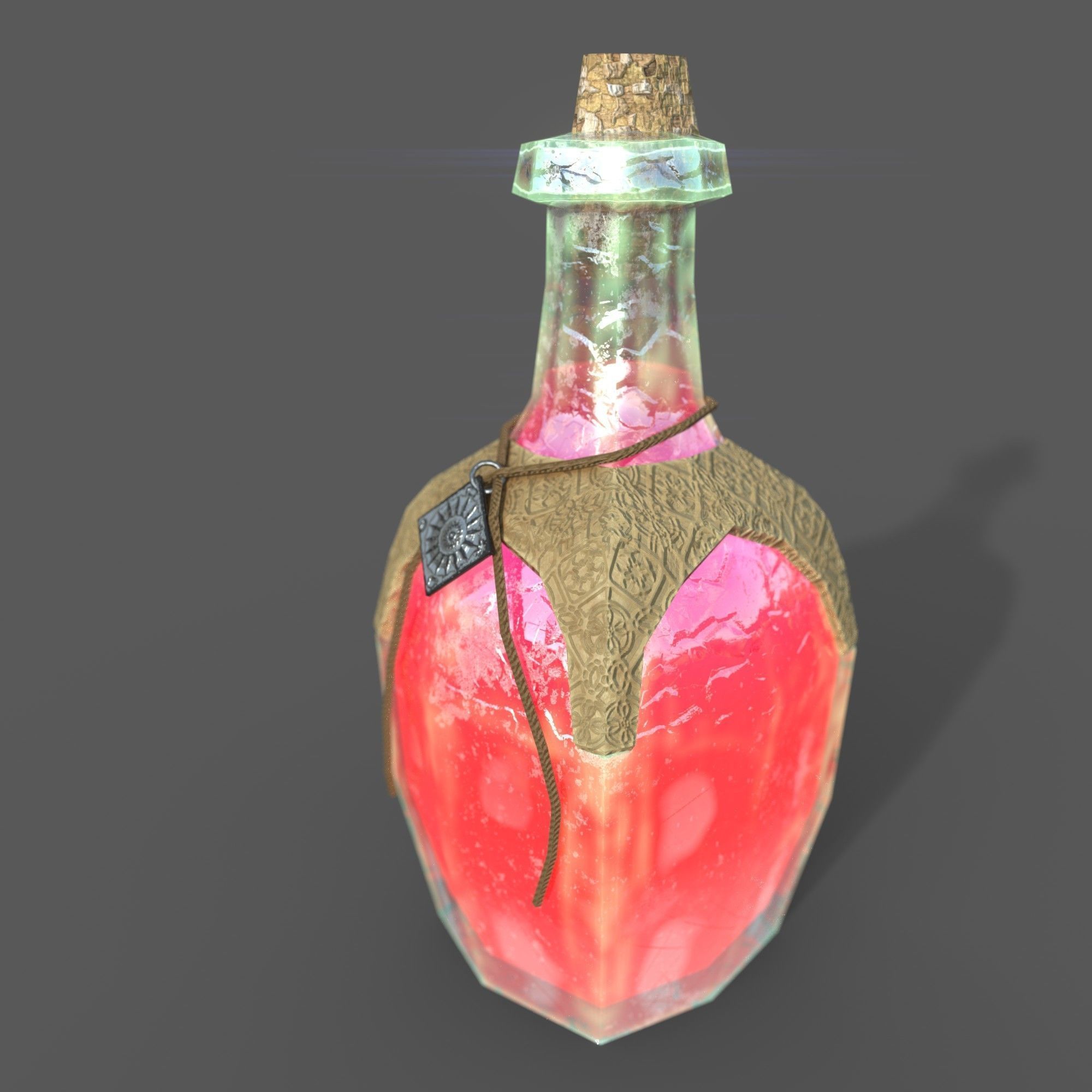 Filon of Potion Low-poly 3D model_10
