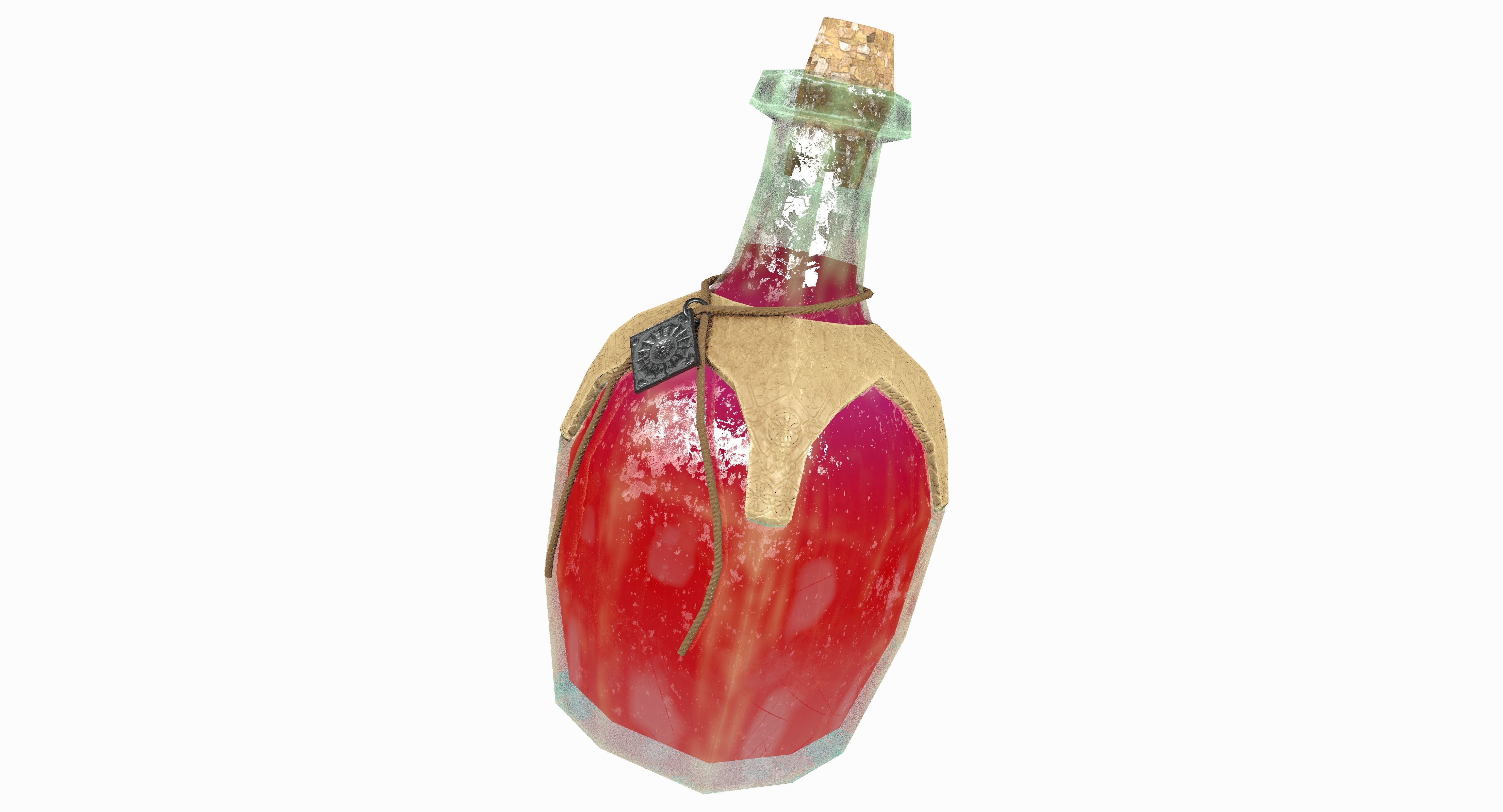 Filon of Potion Low-poly 3D model_2