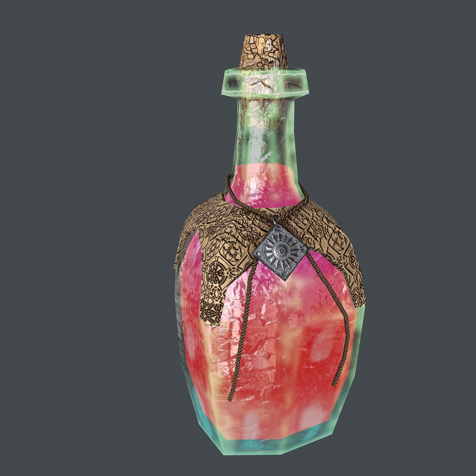 Filon of Potion Low-poly 3D model_15