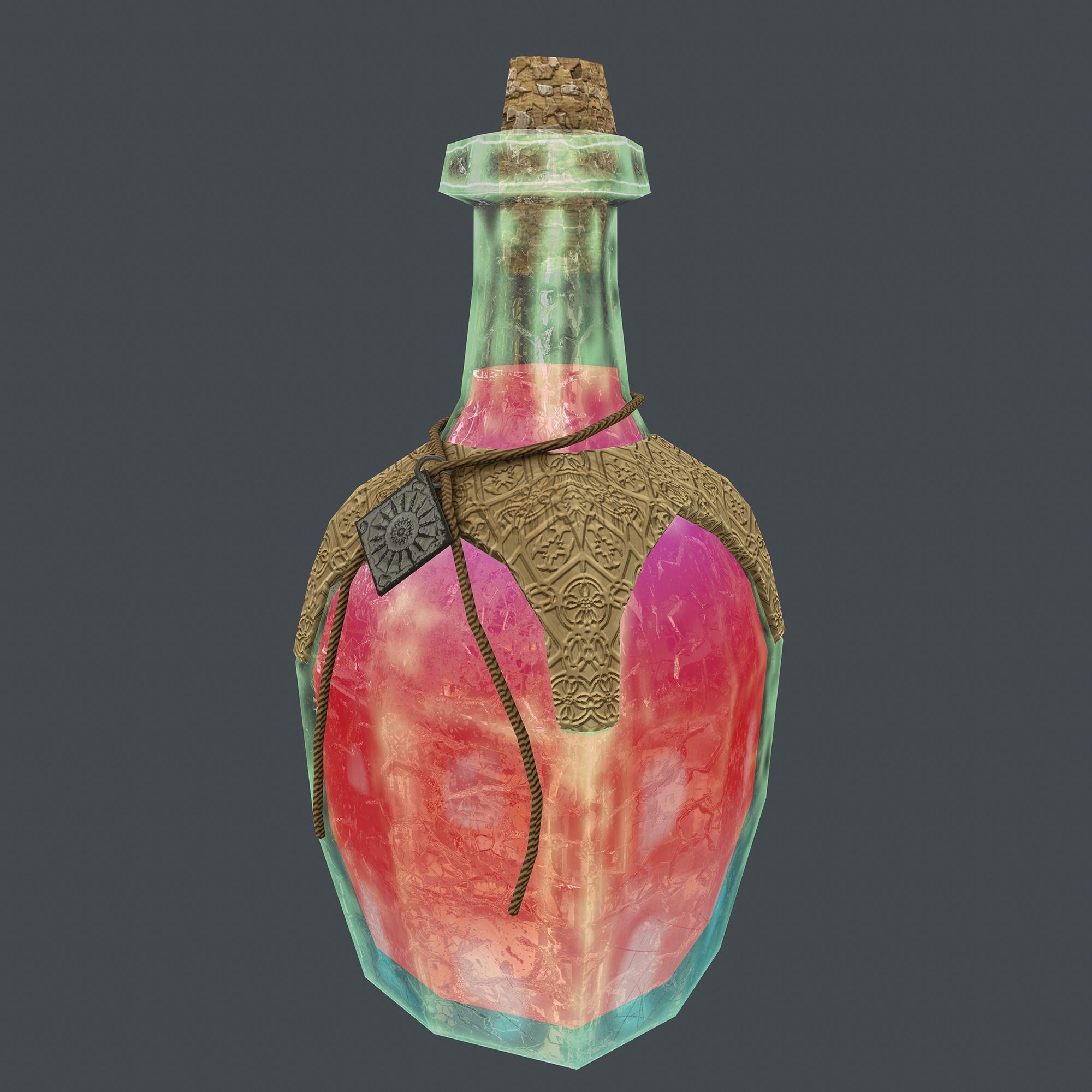 Filon of Potion Low-poly 3D model_16