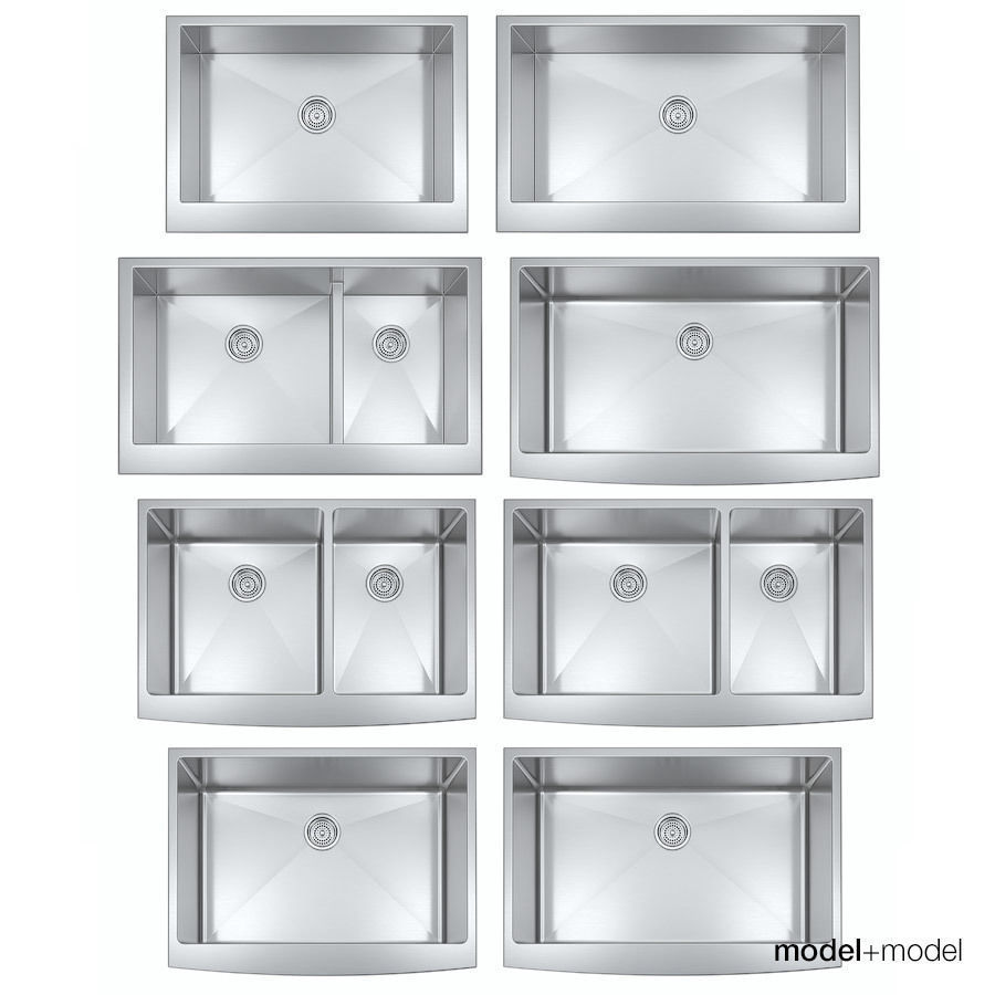 Steel farmhouse sinks