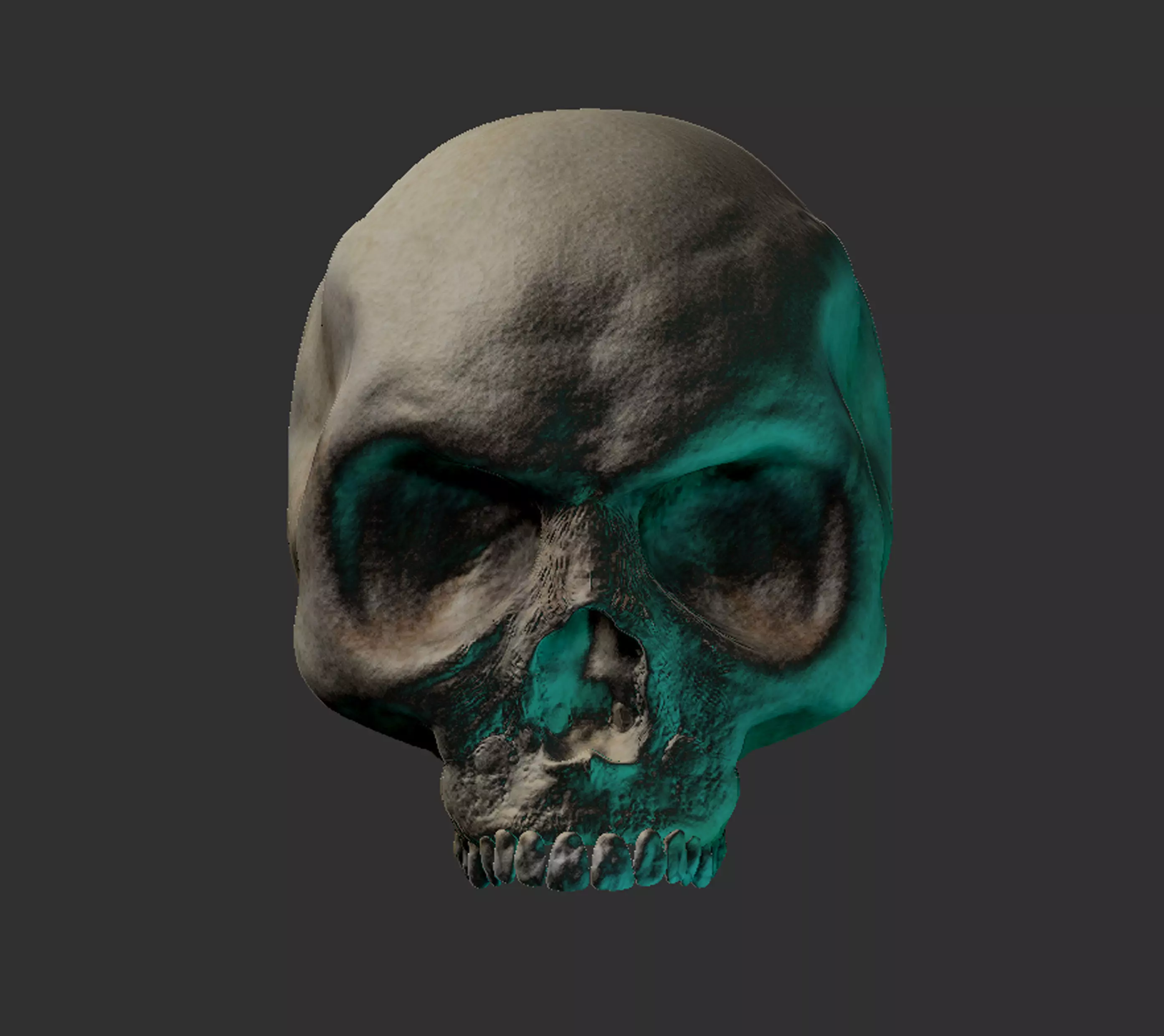 Skull Head  3D print model_0