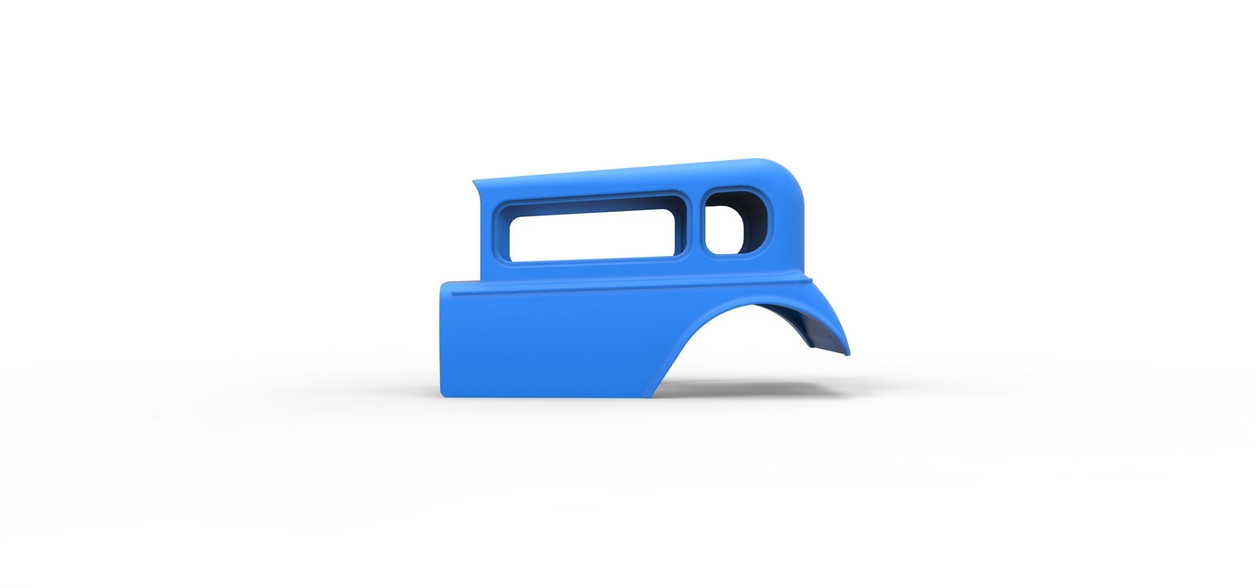 Shell model for Hot rod mud dragster Scale 1 to 12 3D print model_6