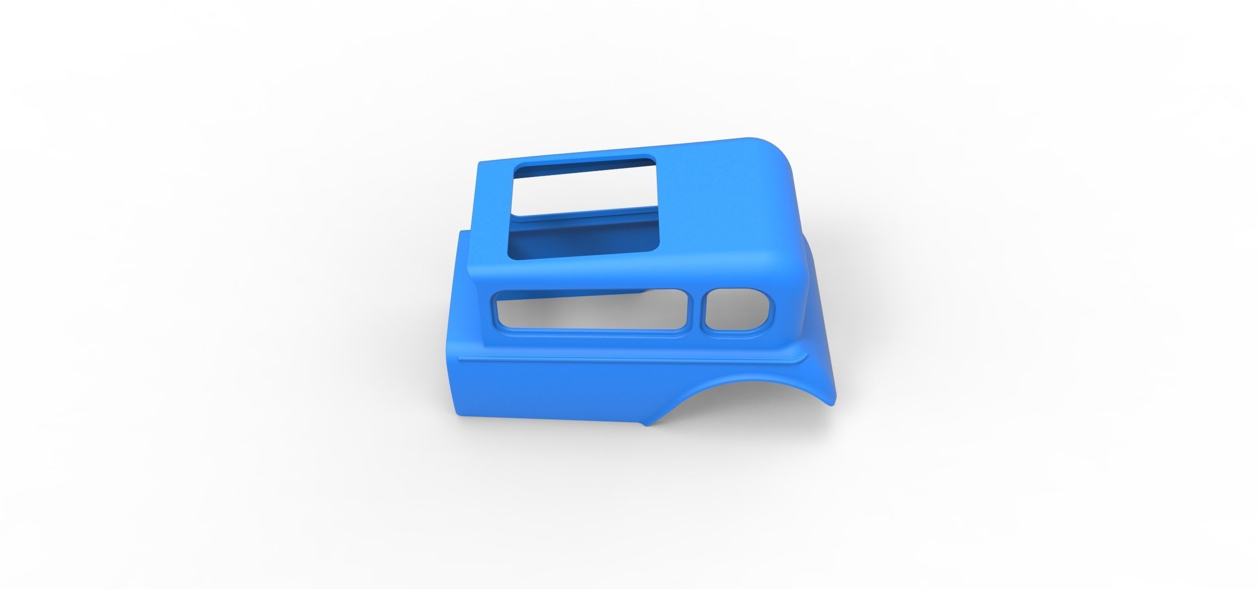 Shell model for Hot rod mud dragster Scale 1 to 12 3D print model_7