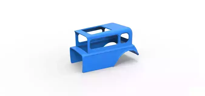 Shell model for Hot rod mud dragster Scale 1 to 12 3D print model