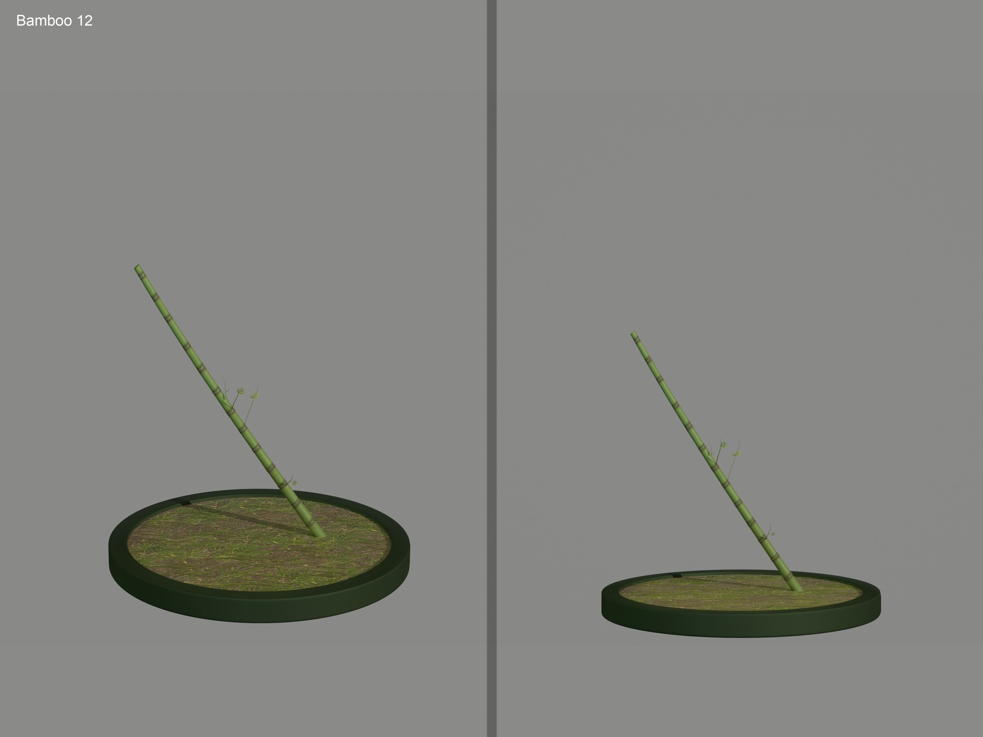 Nature Assets - Bamboo Pack Low-poly 3D model_16