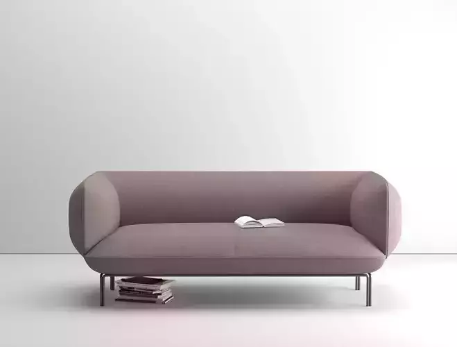 sofa - scandinavian style - Bolia - photorealist 3D model
