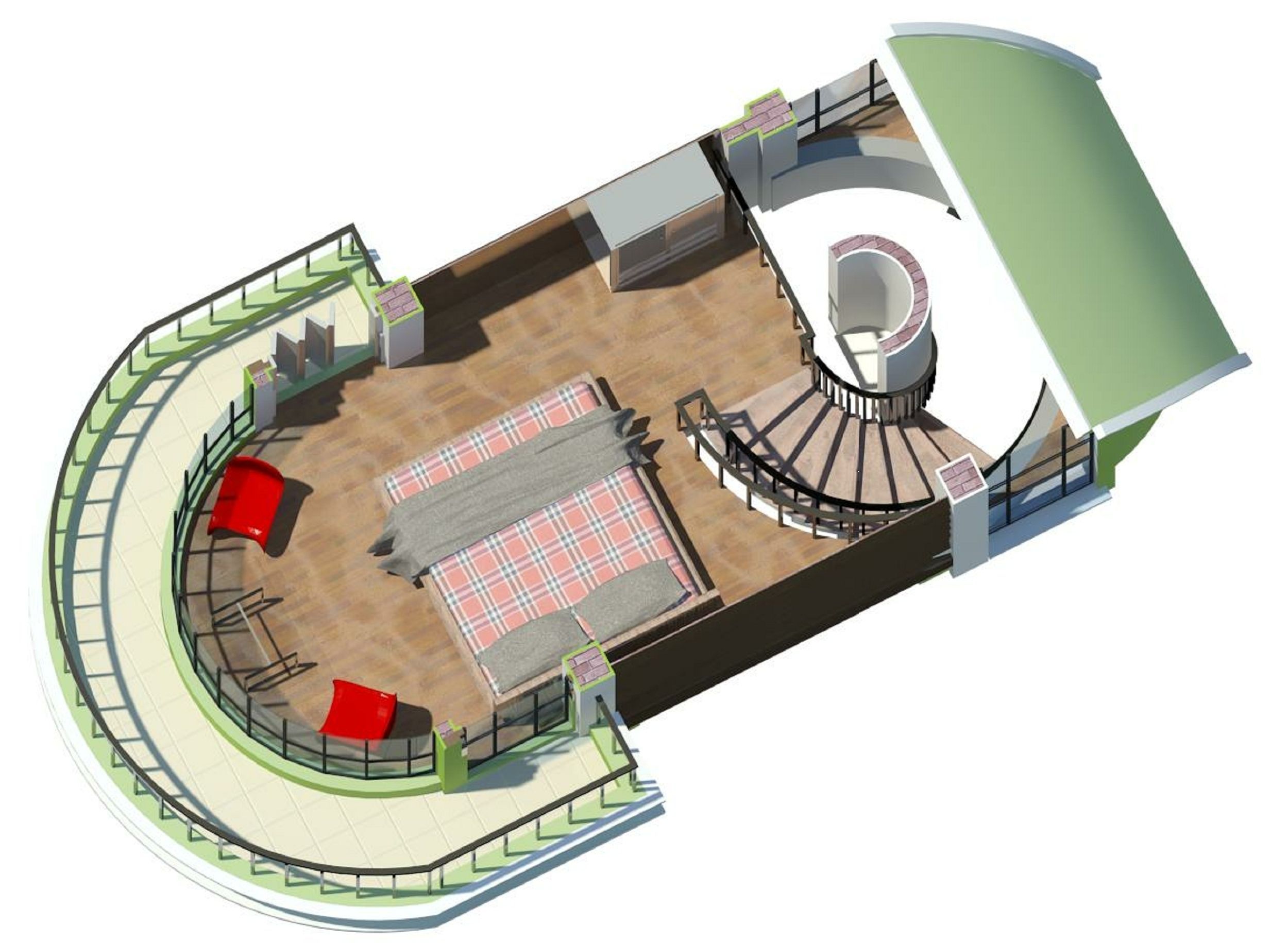 2 Storey Concept iGloo 3D model_3