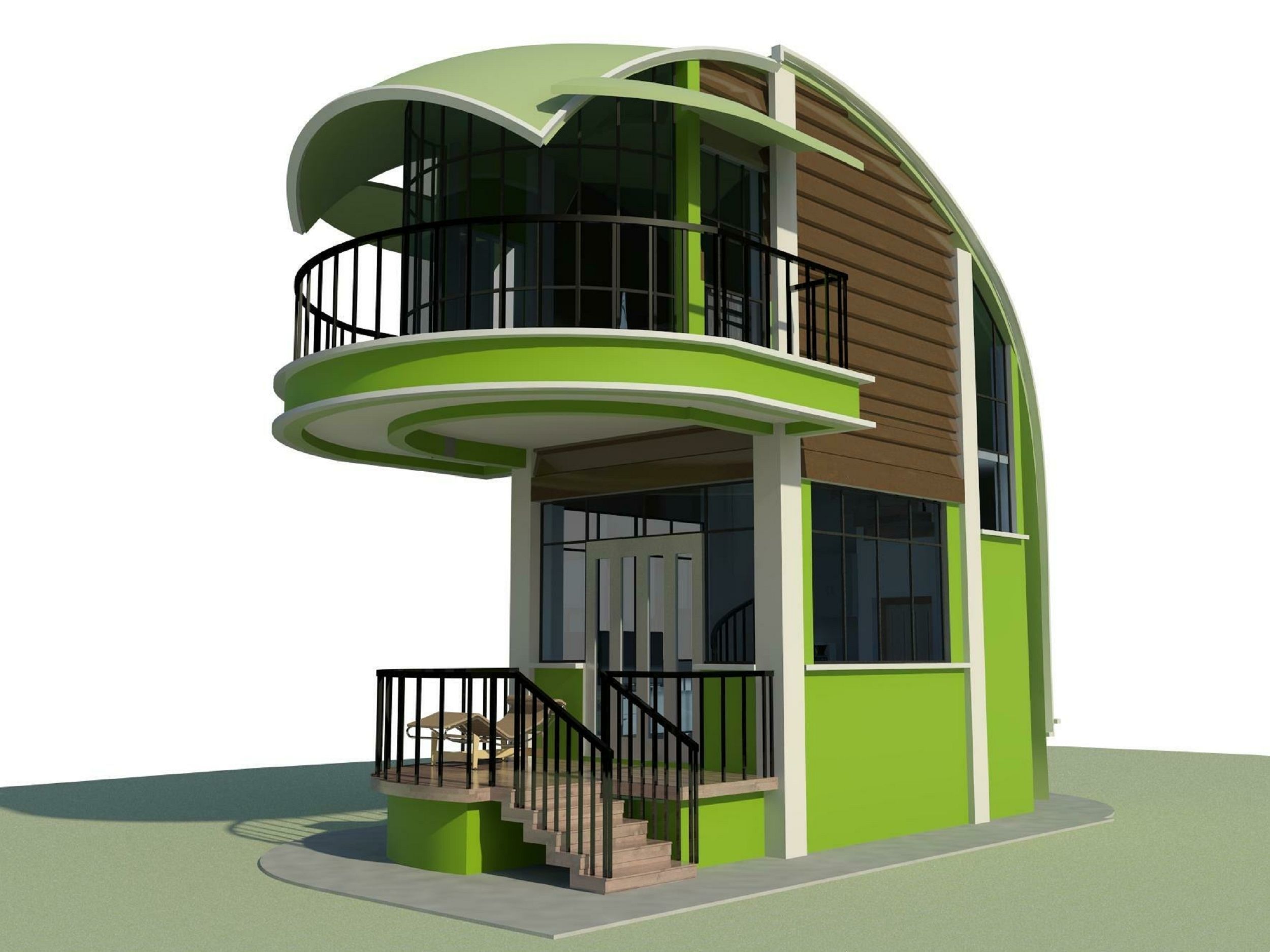 2 Storey Concept iGloo 3D model_1