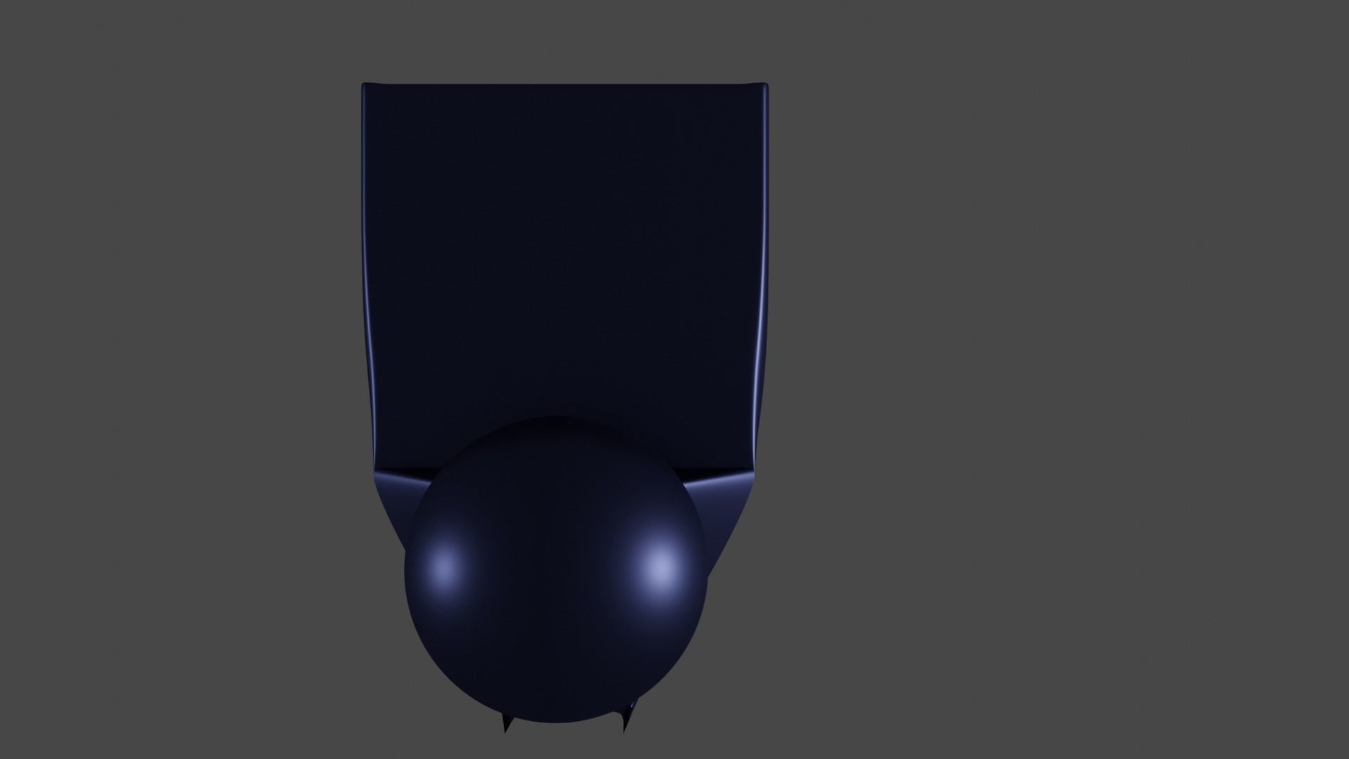 PENCIL toilet with handle 3D model_1