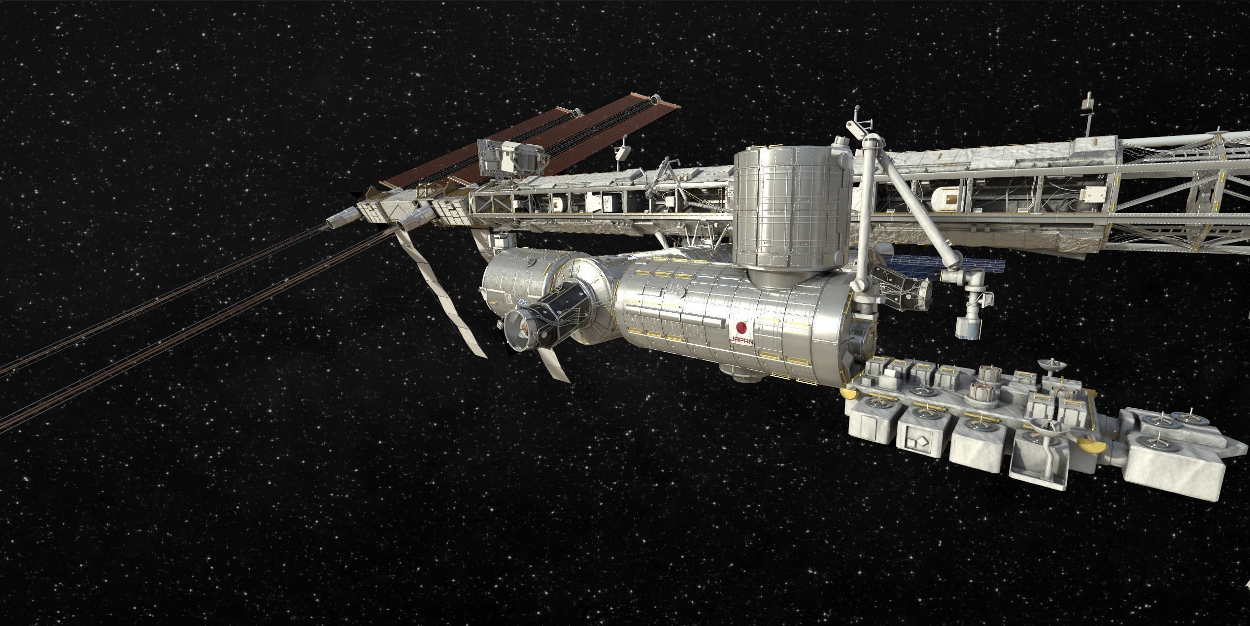International Space Station ISS 2019 3D model_8