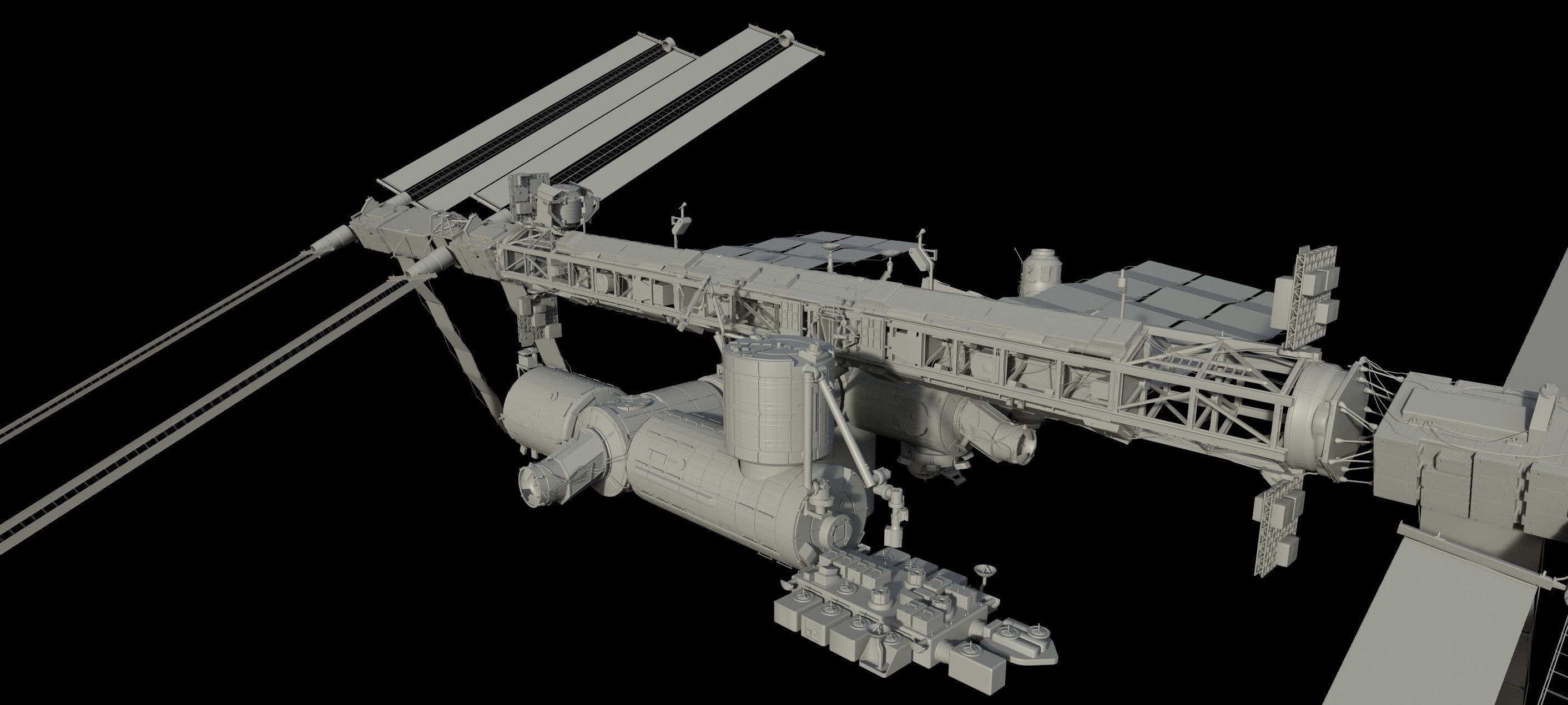 International Space Station ISS 2019 3D model_19