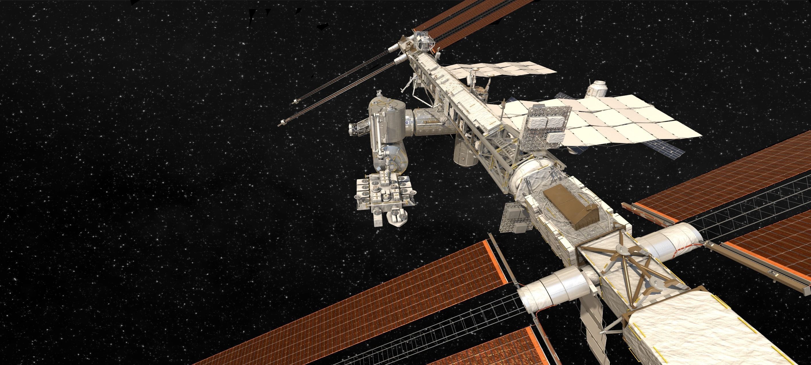 International Space Station ISS 2019 3D model_7