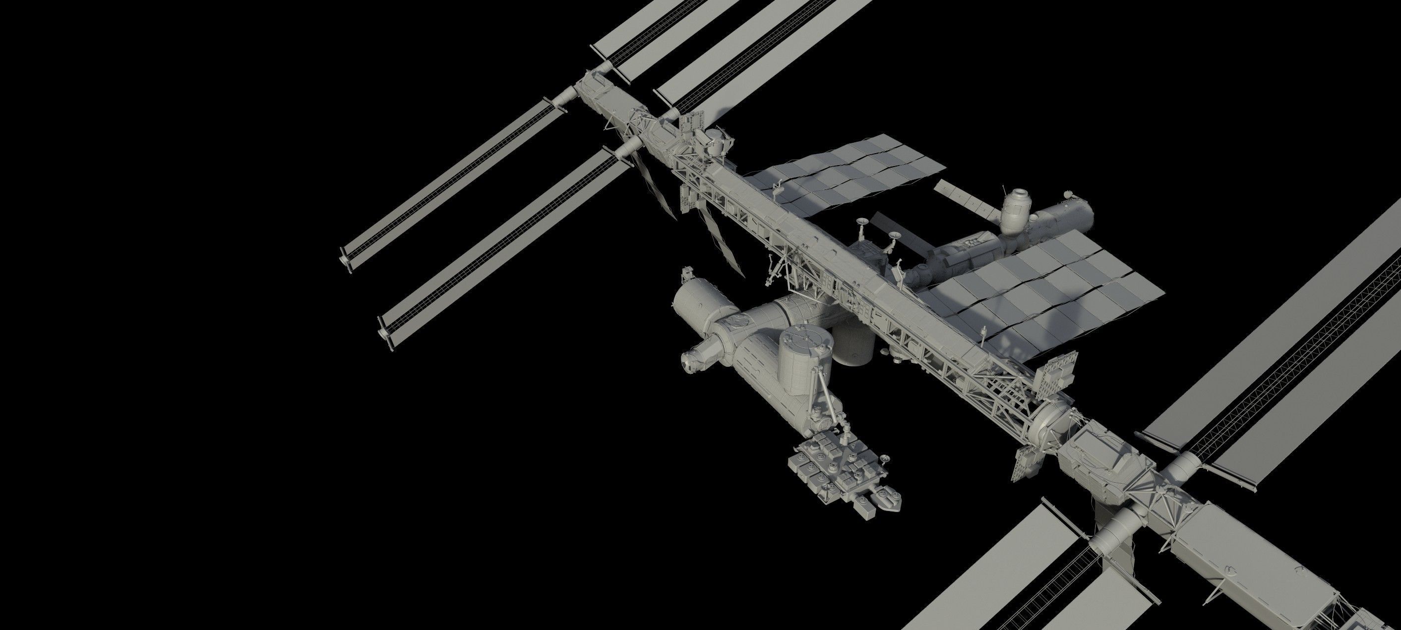 International Space Station ISS 2019 3D model_25